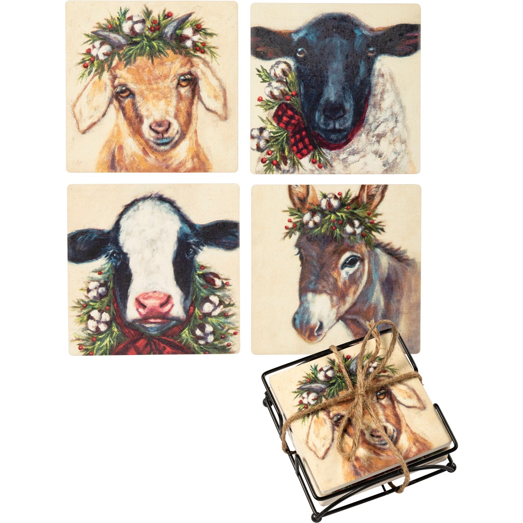 Coaster Set- Merry Farm