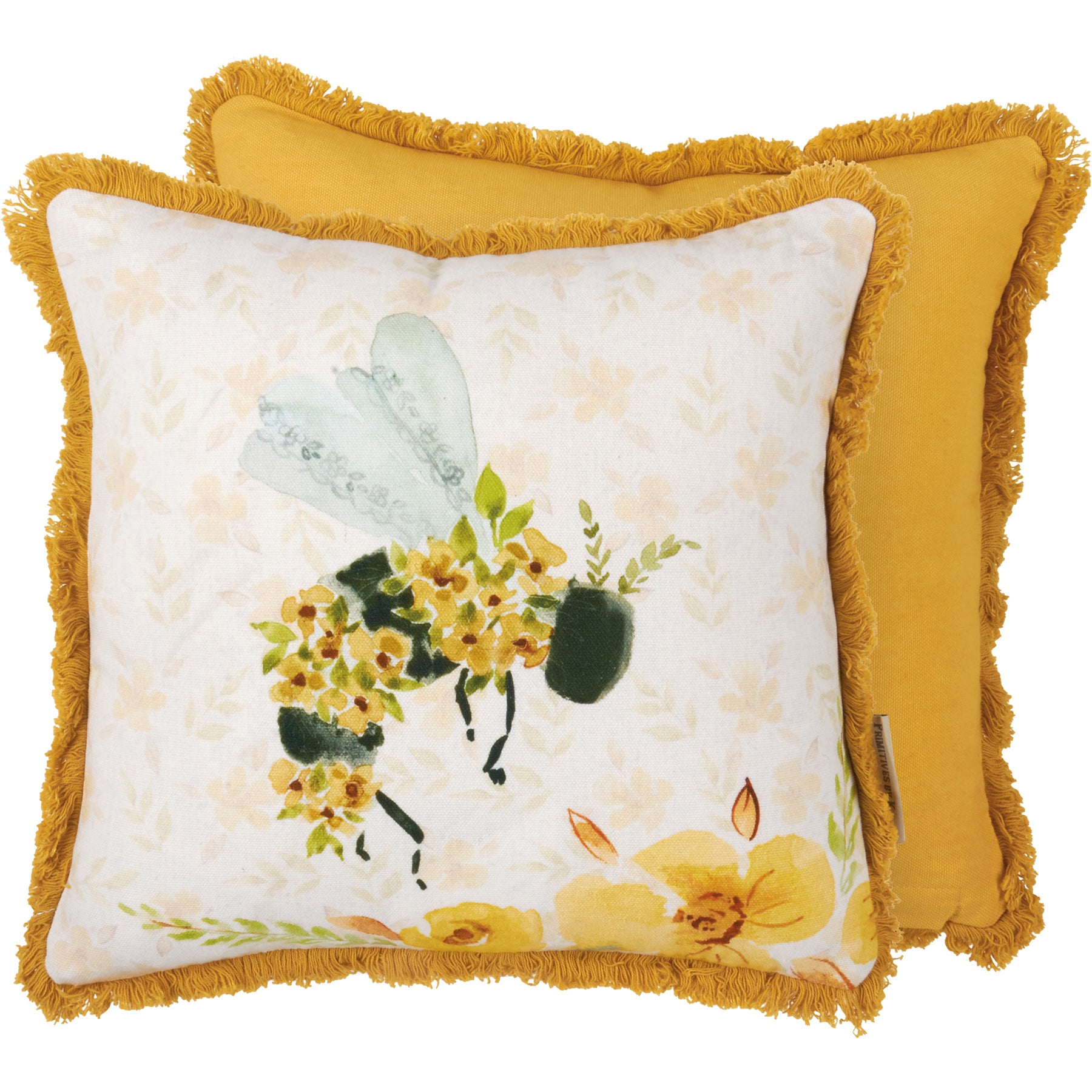Floral Bee Pillow