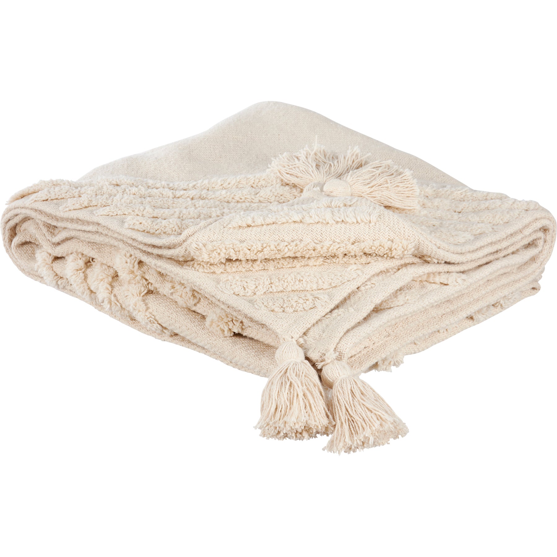 Tufted Diamond Throw