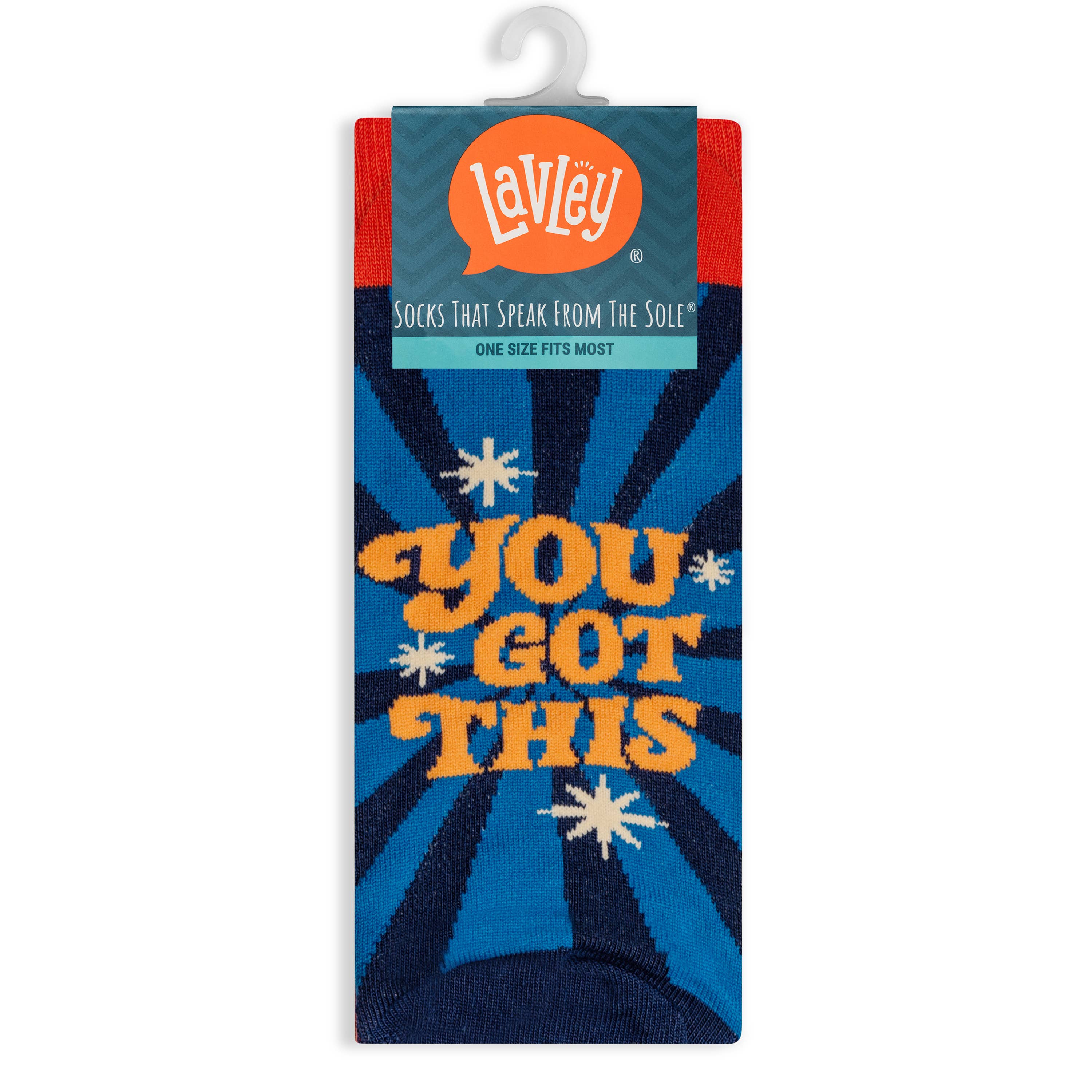 You Got This Funky Positive Affirmation Socks