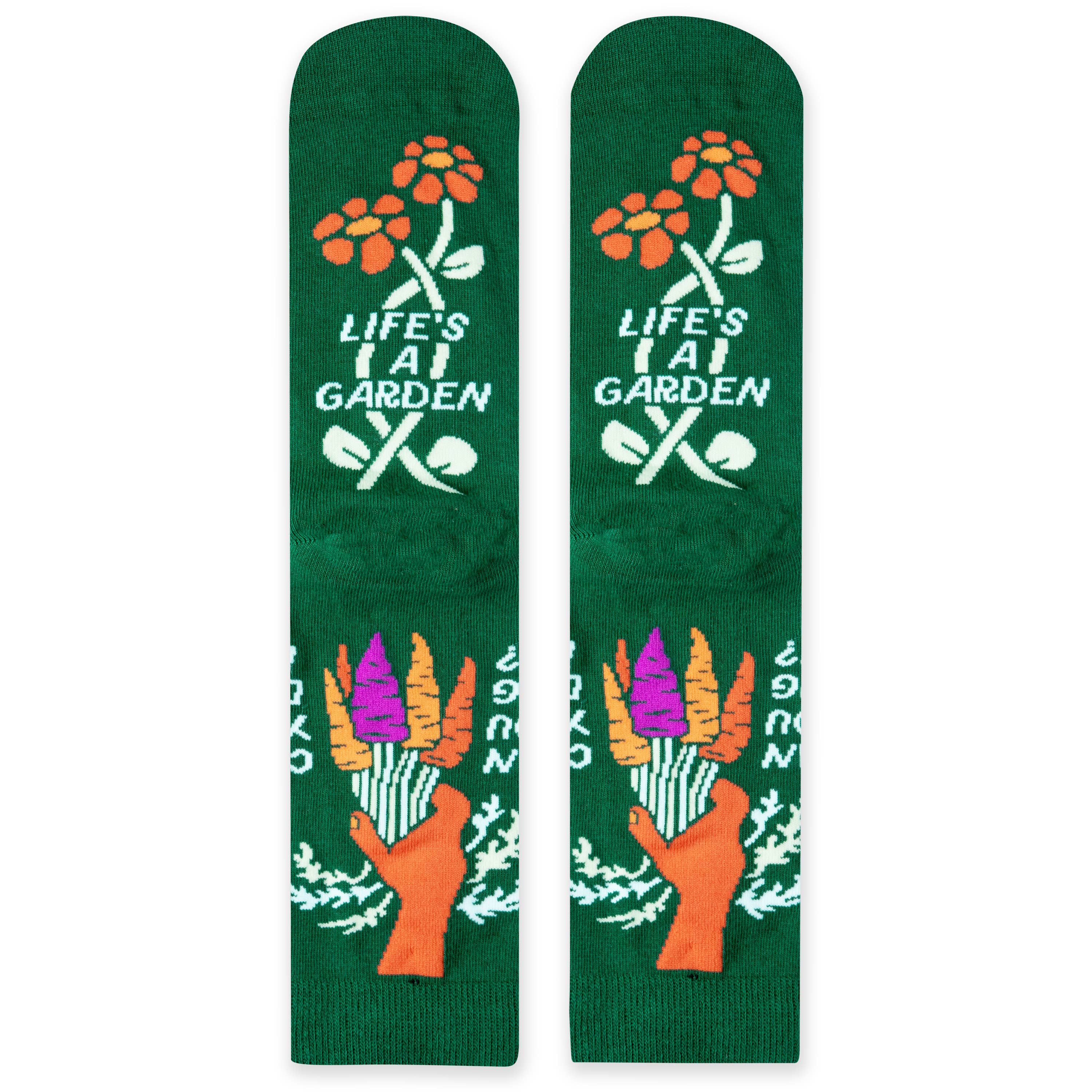 Life's A Garden, Can You Dig It? Socks Plant Gift for Women