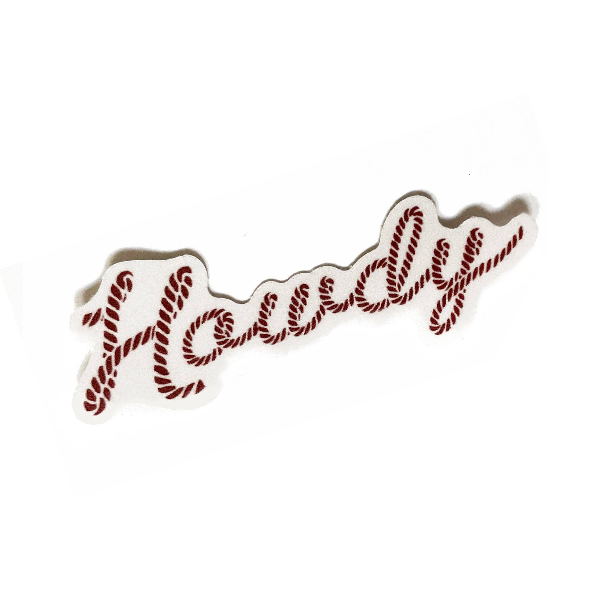 Howdy Vinyl Sticker | Western Sticker | Rope Letters Sticker