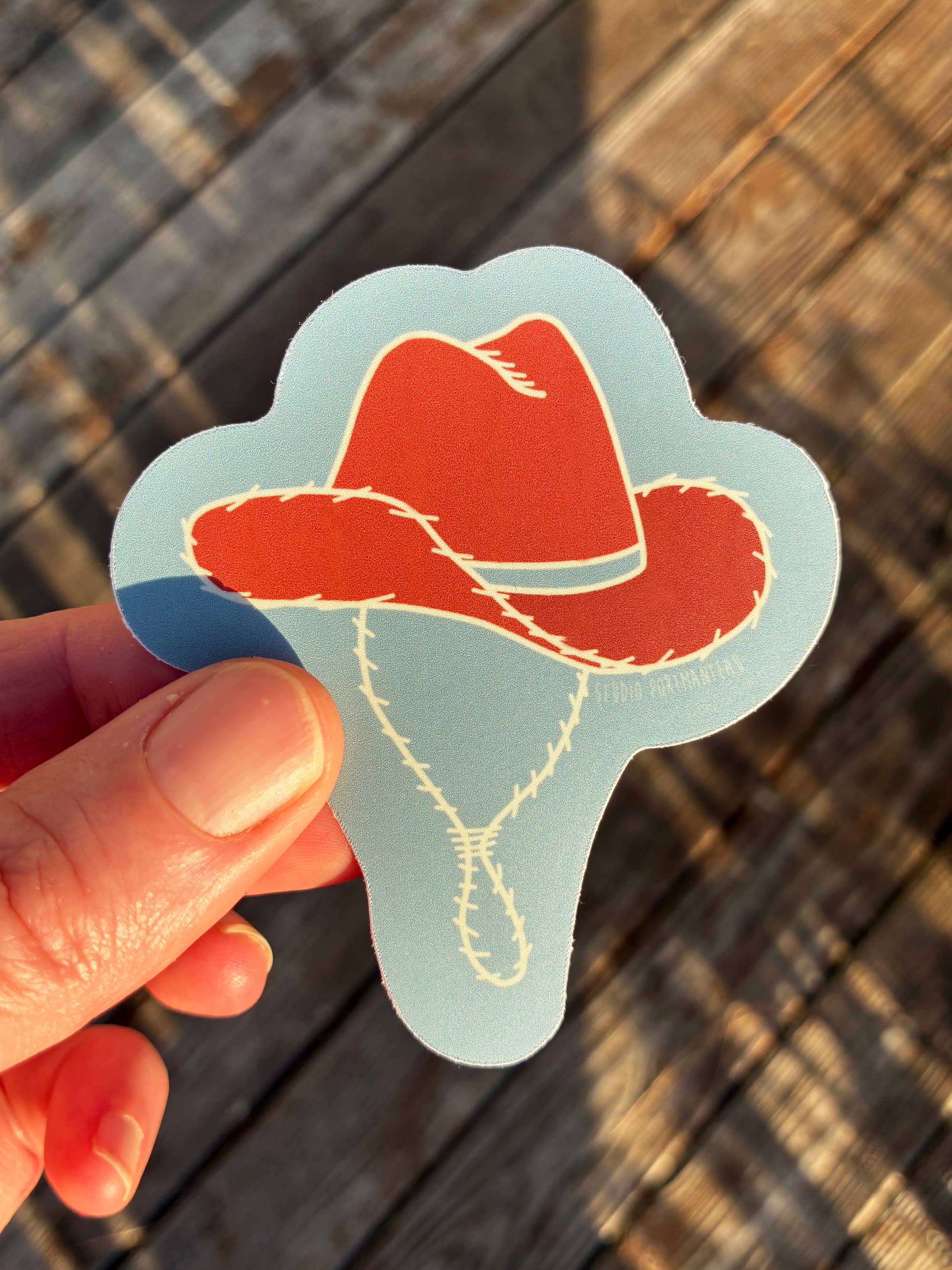 Cowboy Hat Vinyl Sticker | Yee Haw Sticker | Cowgirl Gear