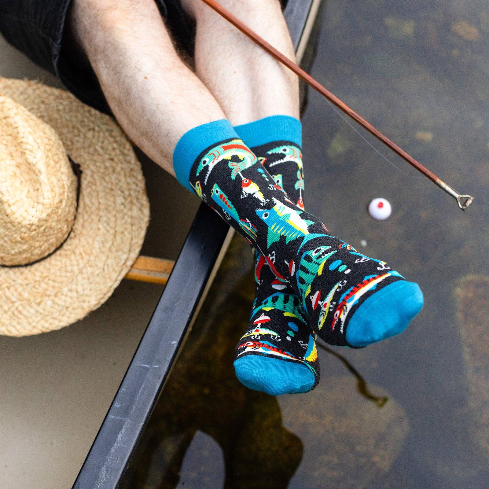 Bite Me Fishing Socks