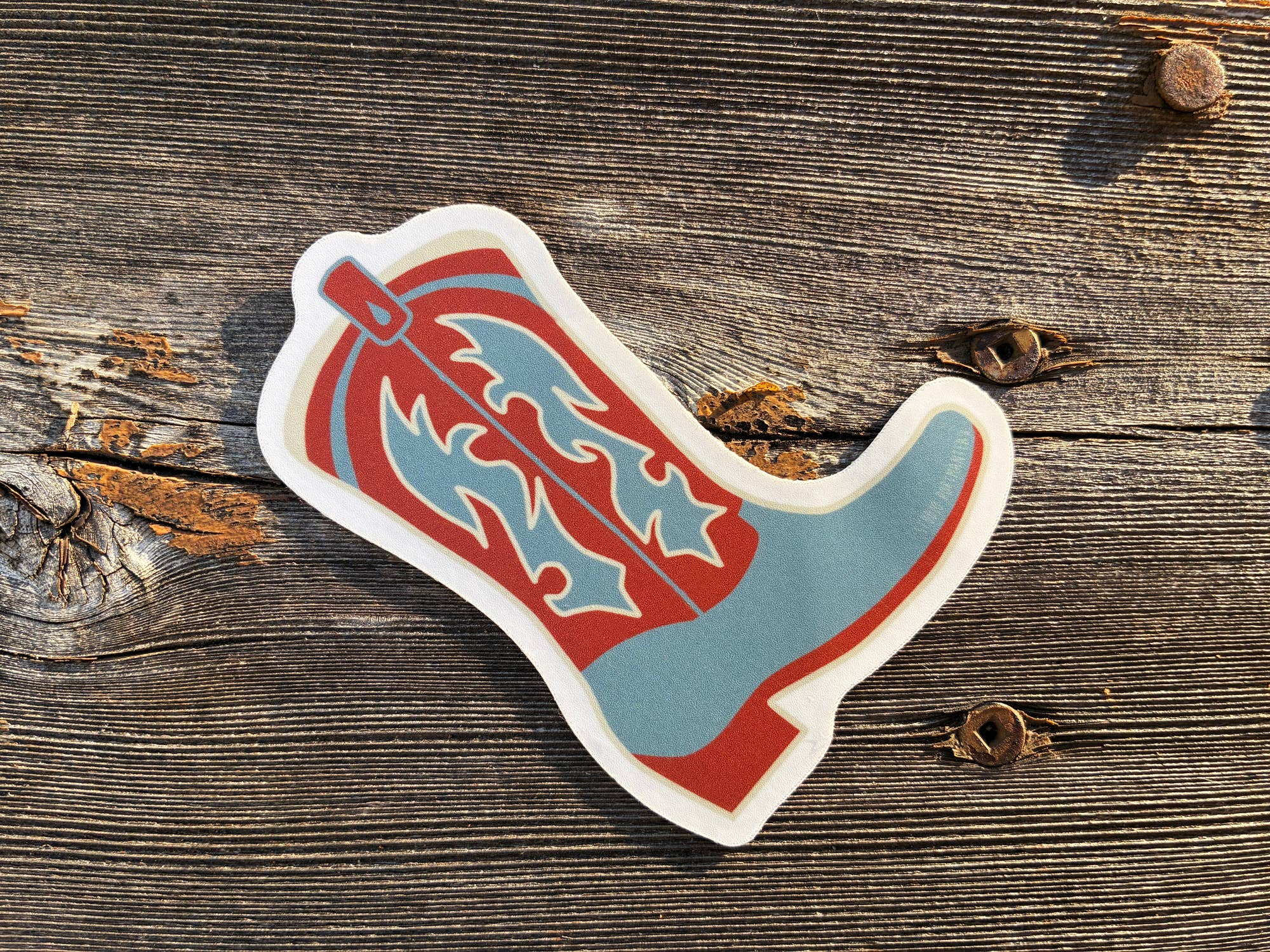 Cowboy Boot Vinyl Sticker | Yee Haw Sticker | Cowgirl Gear
