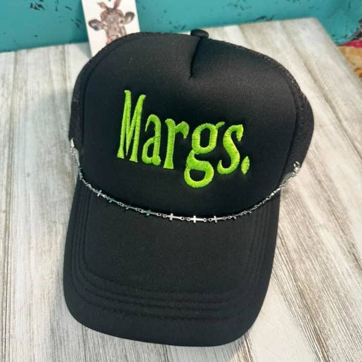 Trucker Hat Chains: SILVER CIRCLES OPEN