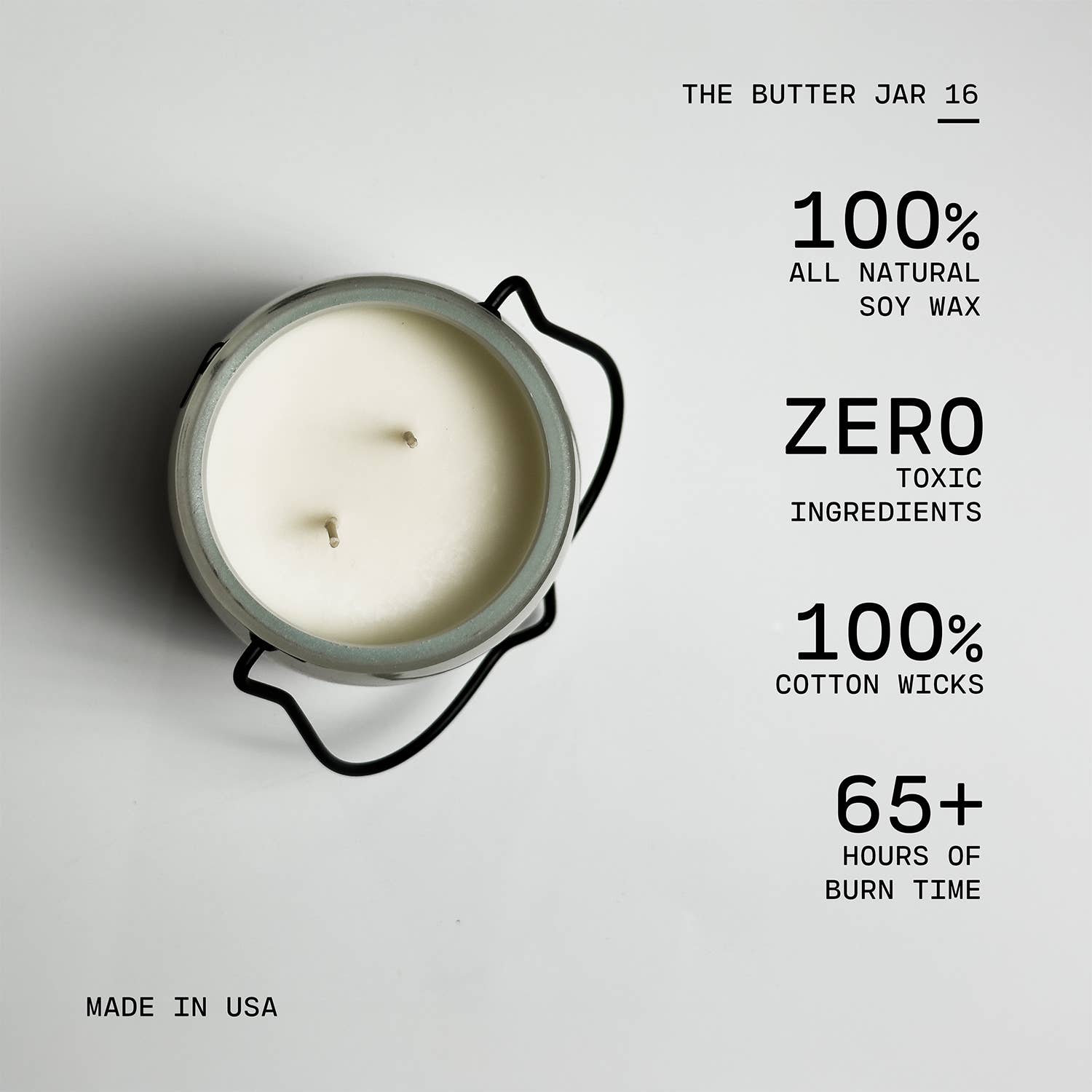 16 oz Butter Jar Candle: Cotton Blossom