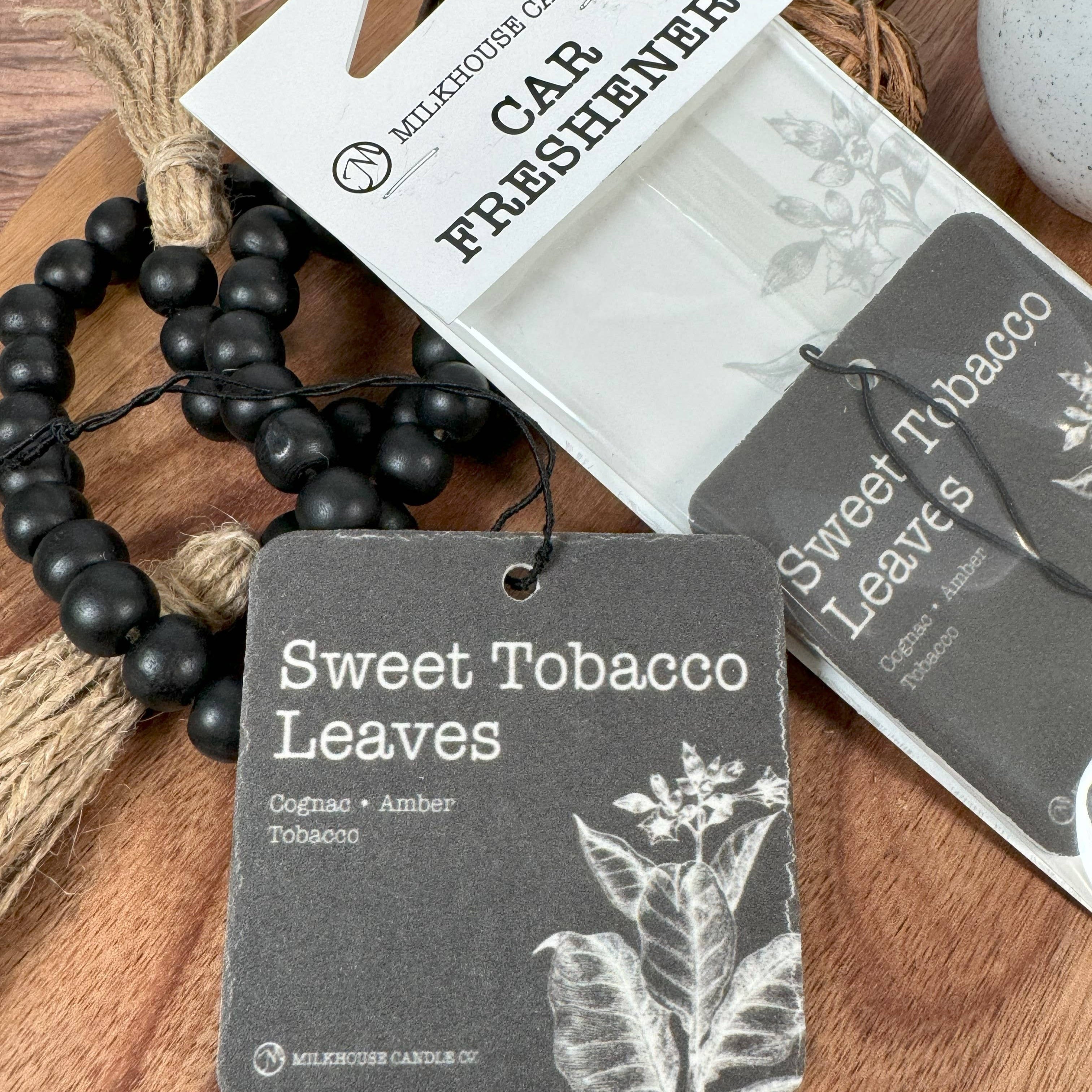 *NEW* Car Freshener: Sweet Tobacco Leaves/ MIlkhouse