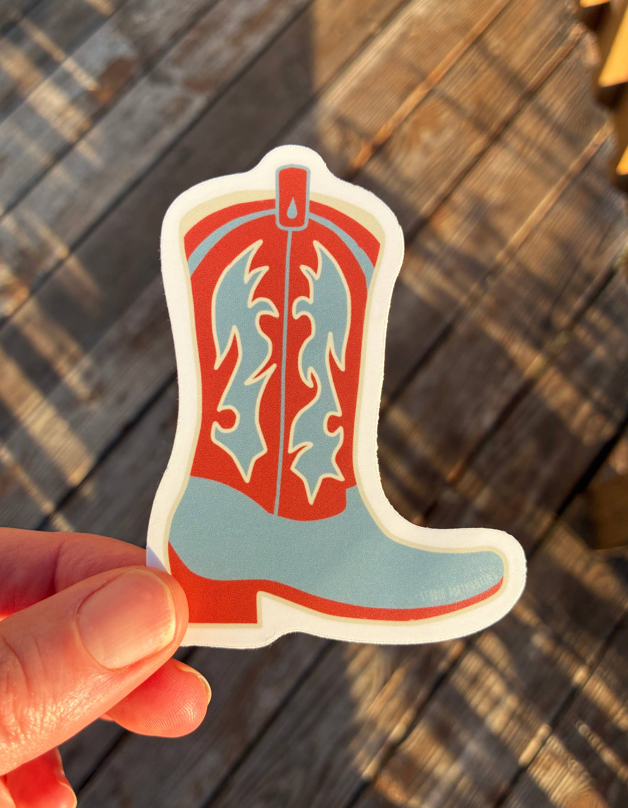Cowboy Boot Vinyl Sticker | Yee Haw Sticker | Cowgirl Gear