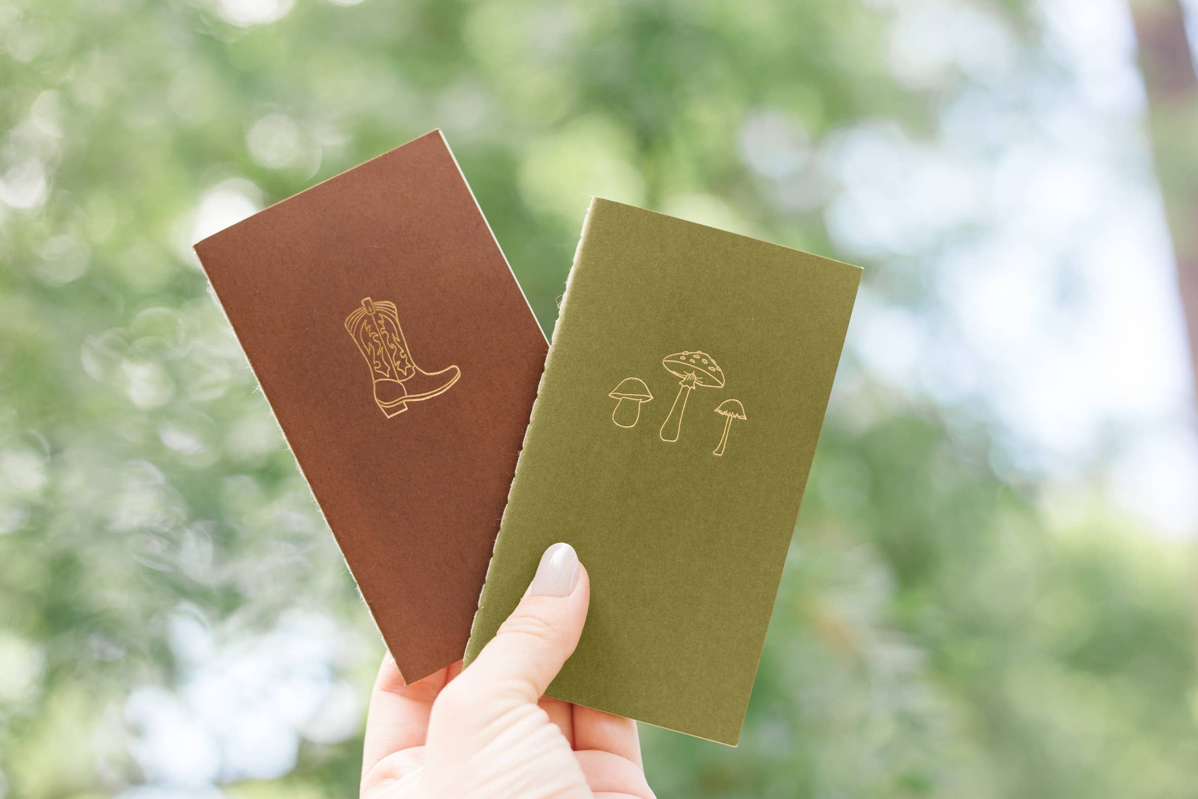 Cowboy Boot Mini Saddle Stitch Notebook | Cute Western Gift