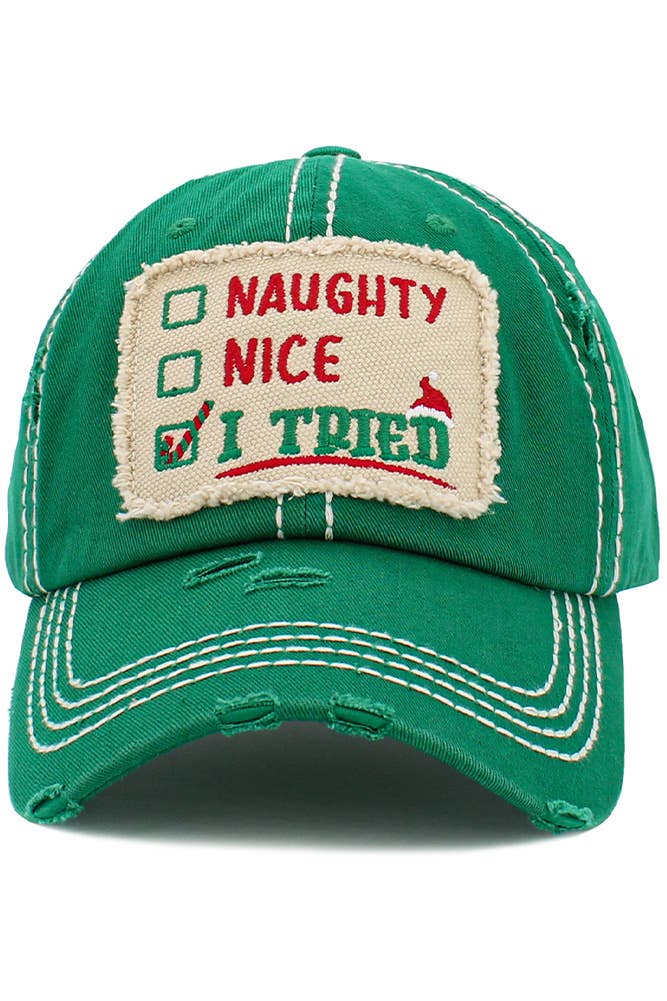 I TRIED Washed Vintage Baseball Cap