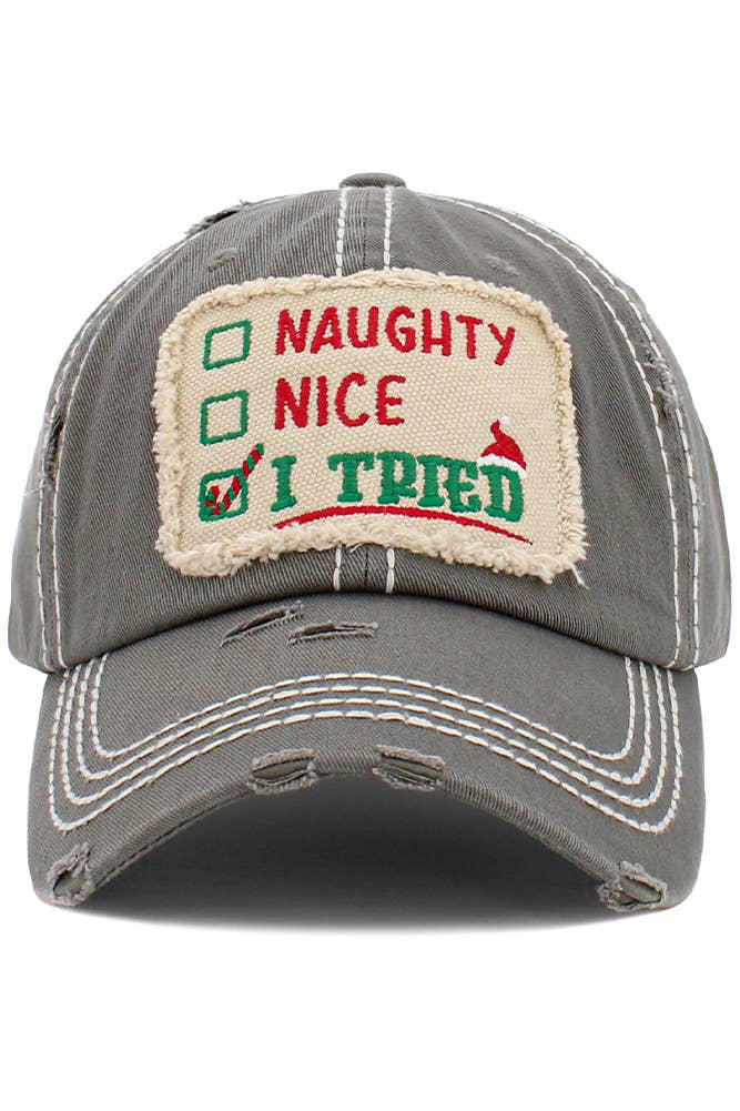 I TRIED Washed Vintage Baseball Cap