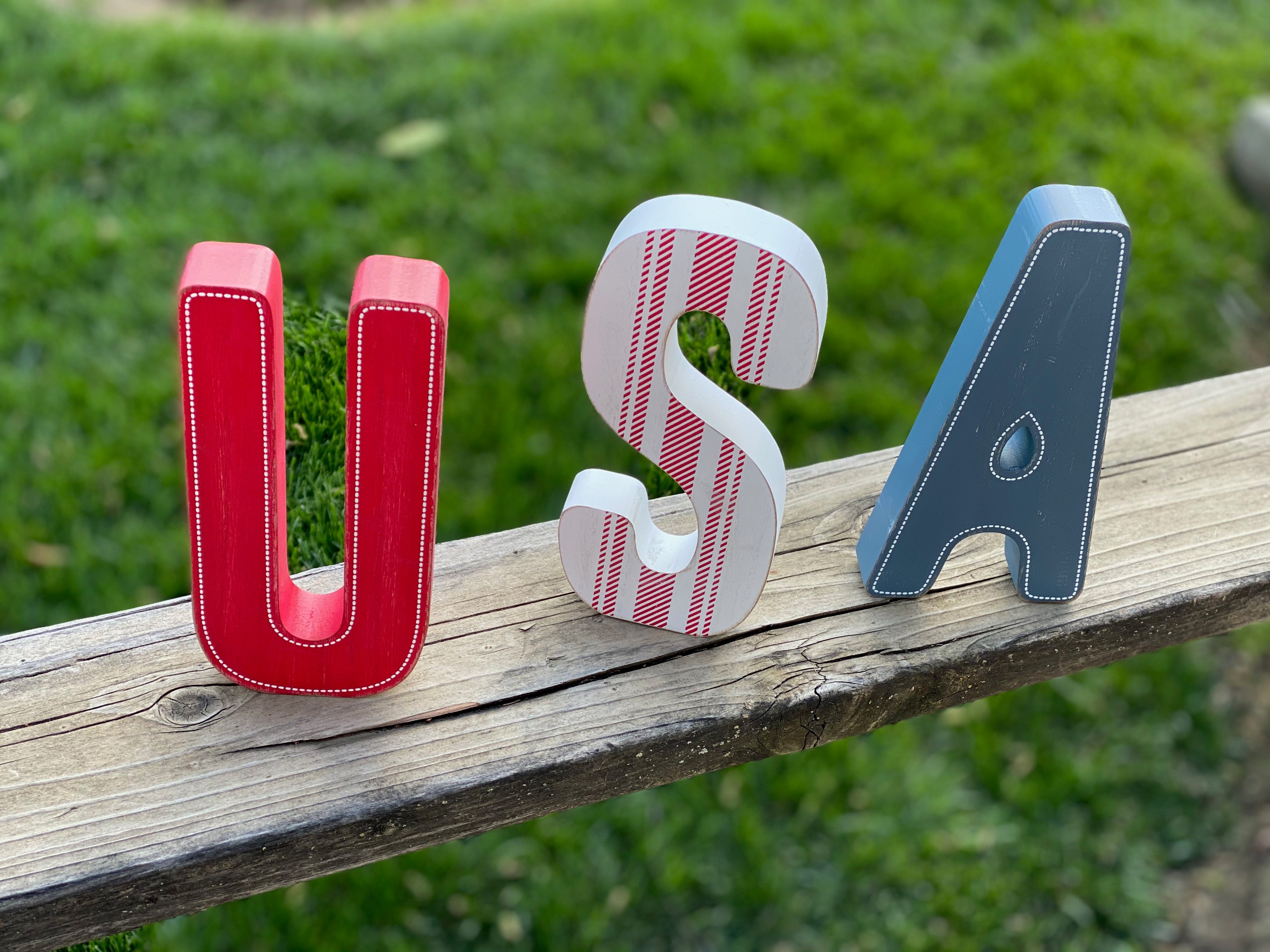 USA Letter Decor