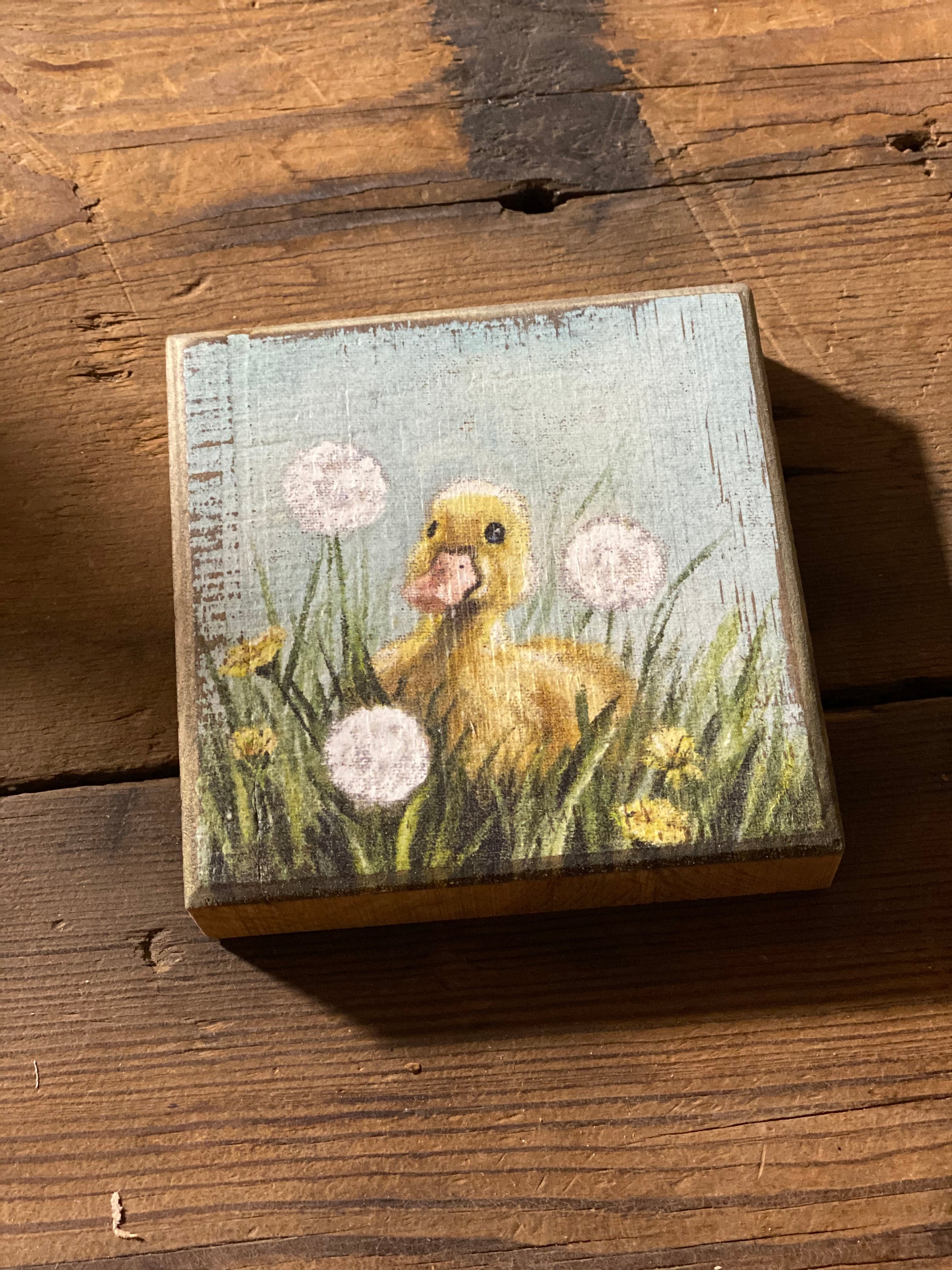 Duckling Block Sign