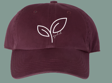 Maroon Embroidered Ag Chicks Hat