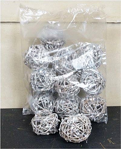 ISB53775- Set of 12-2in Sparkle Twig Ball-