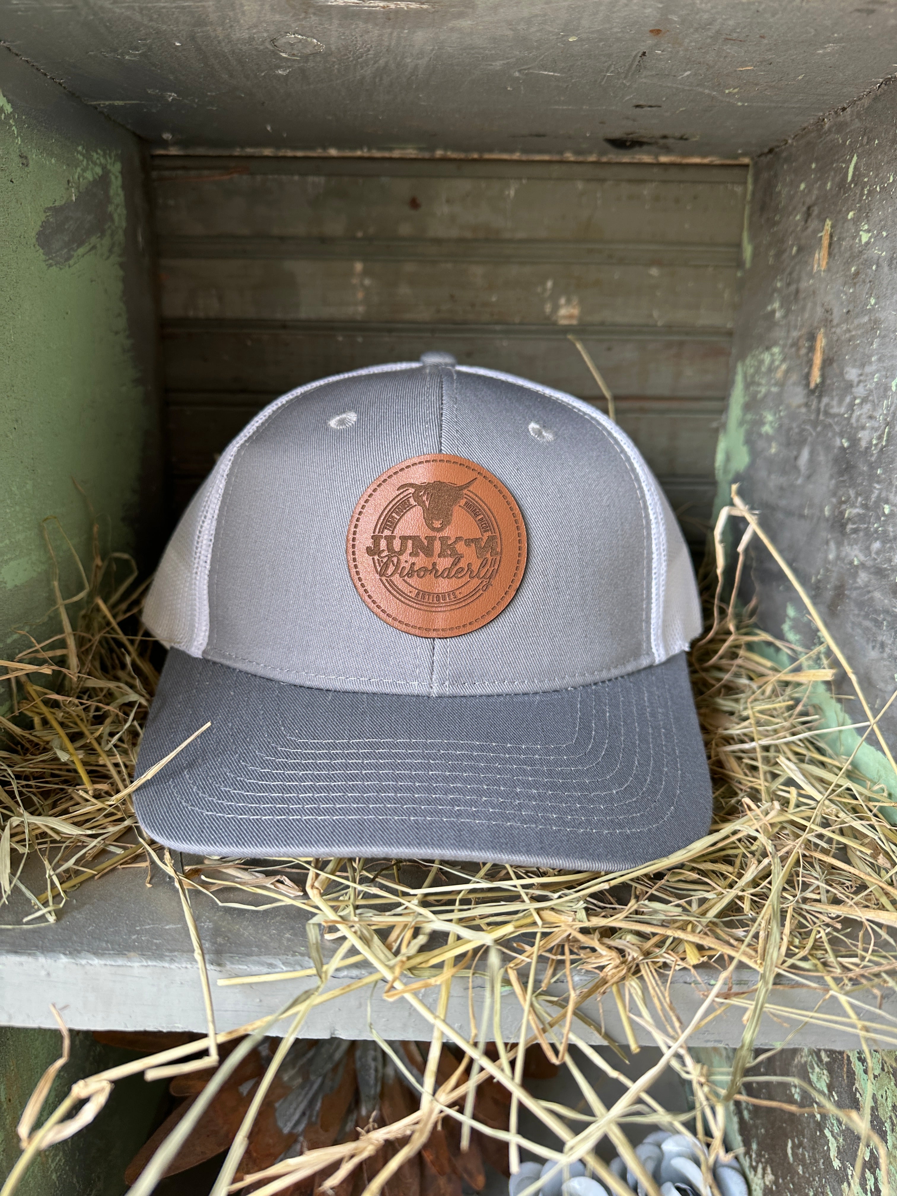 JND Leather Patch Trucker Hat