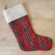 Perfectly Plaid Christmas Stockiong