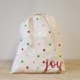 Joy Drawstring Gift Sack