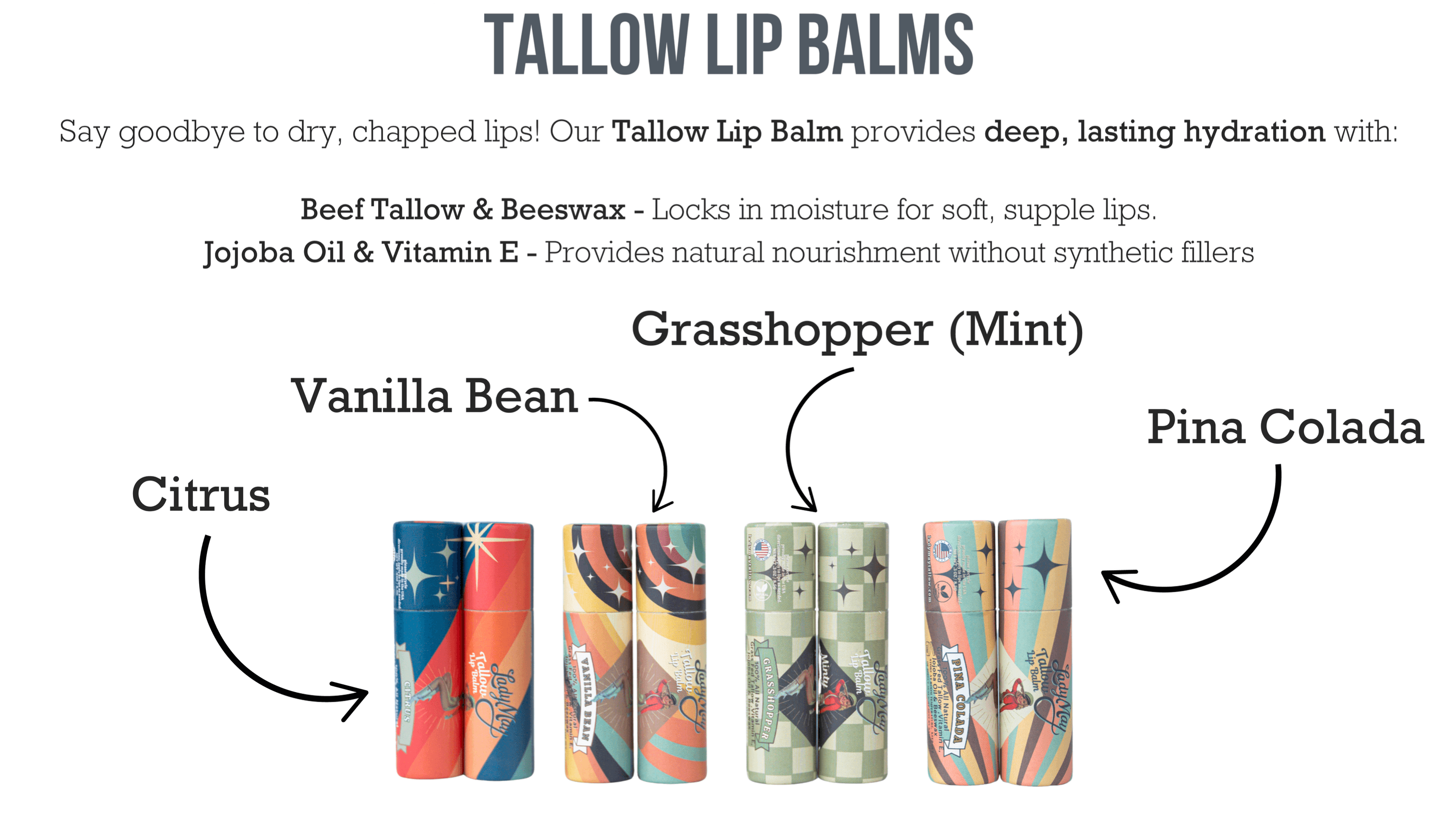 Tallow Lip Balm