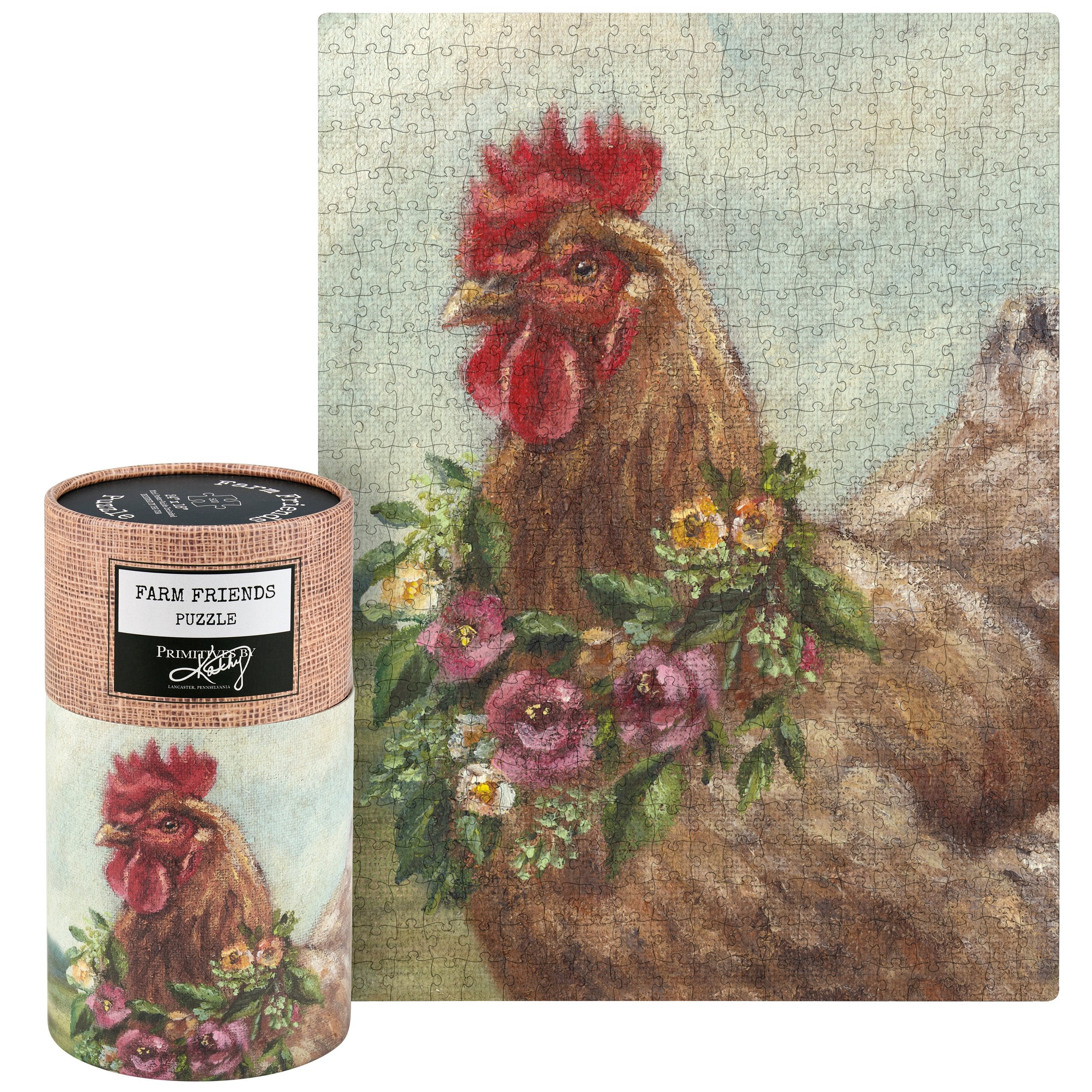 Floral Chicken Puzzle