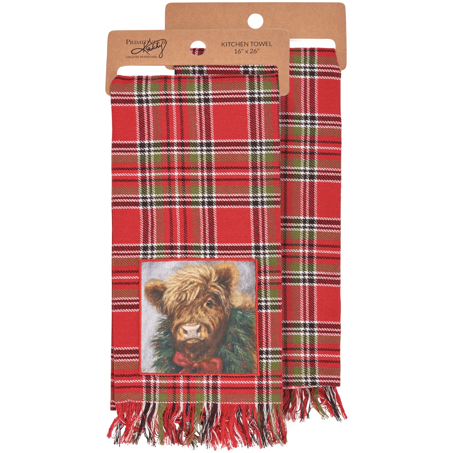 Christmas Highland kitchen Towel