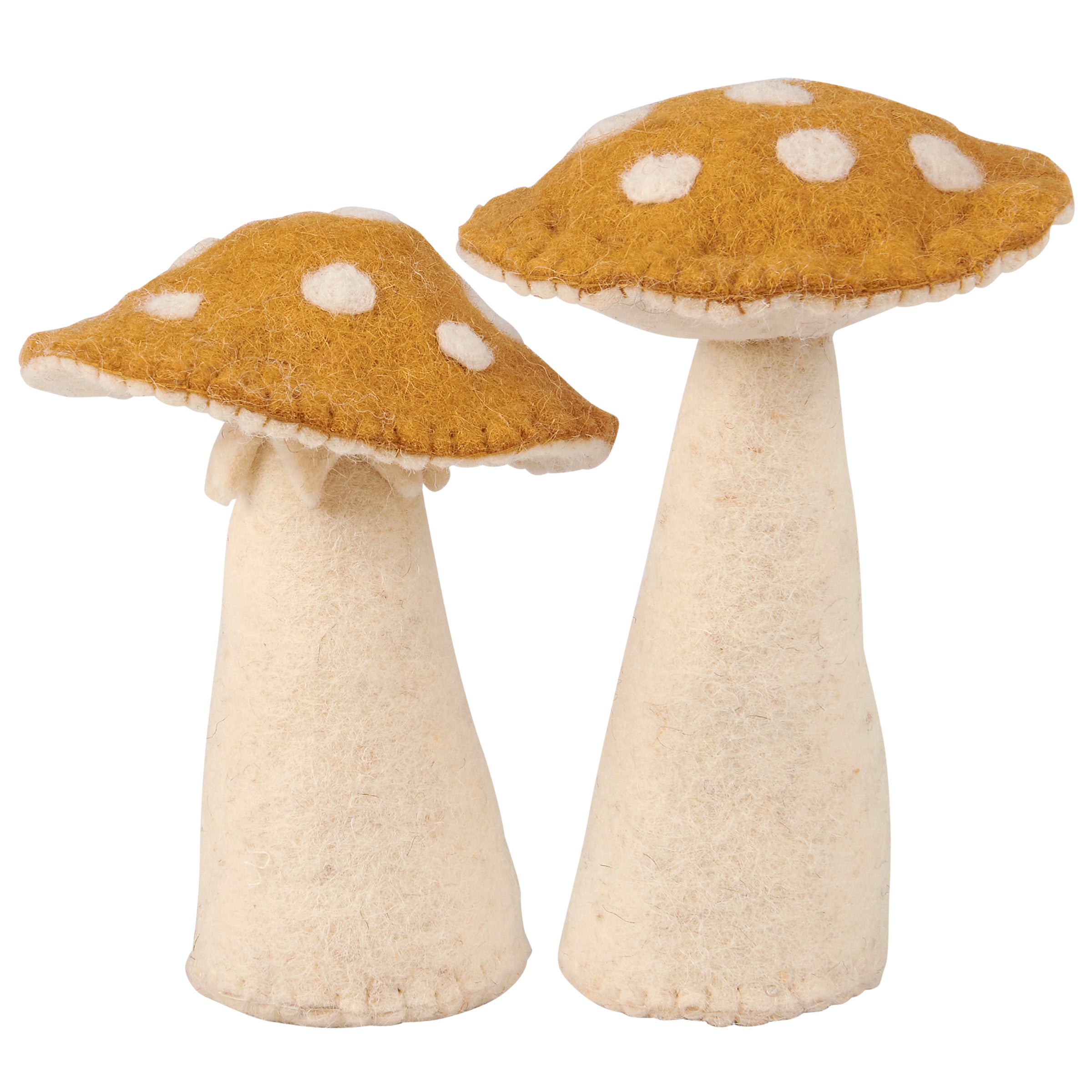 Toadstool Mushroom Critter Set of 2