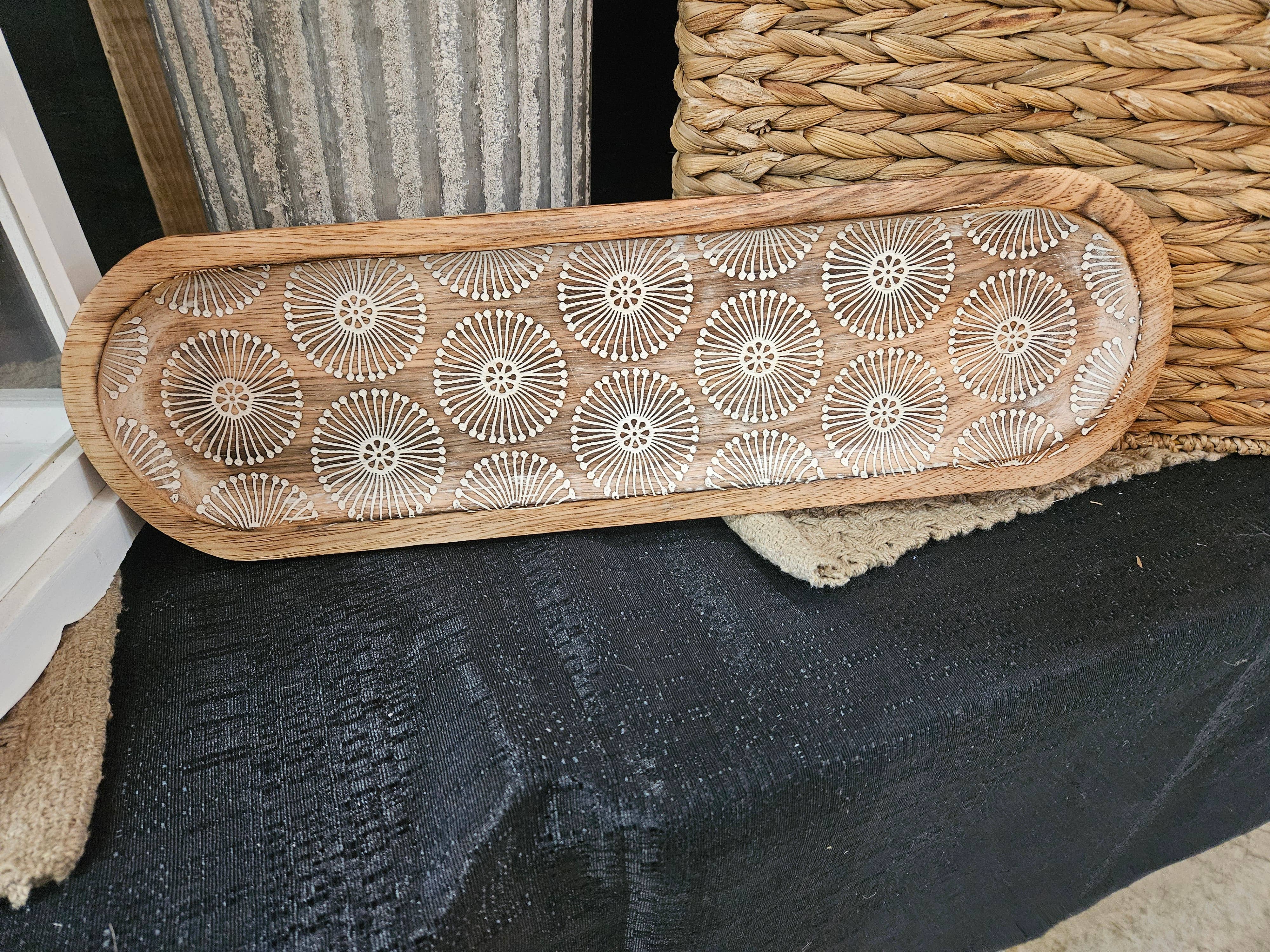 Dandelion Platter 18x5.5x1 in