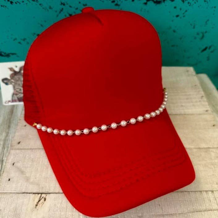 Trucker Hat Chains: MULTI FLOWER