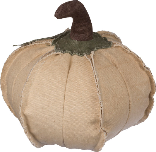 Cream Fabric Pumpkin