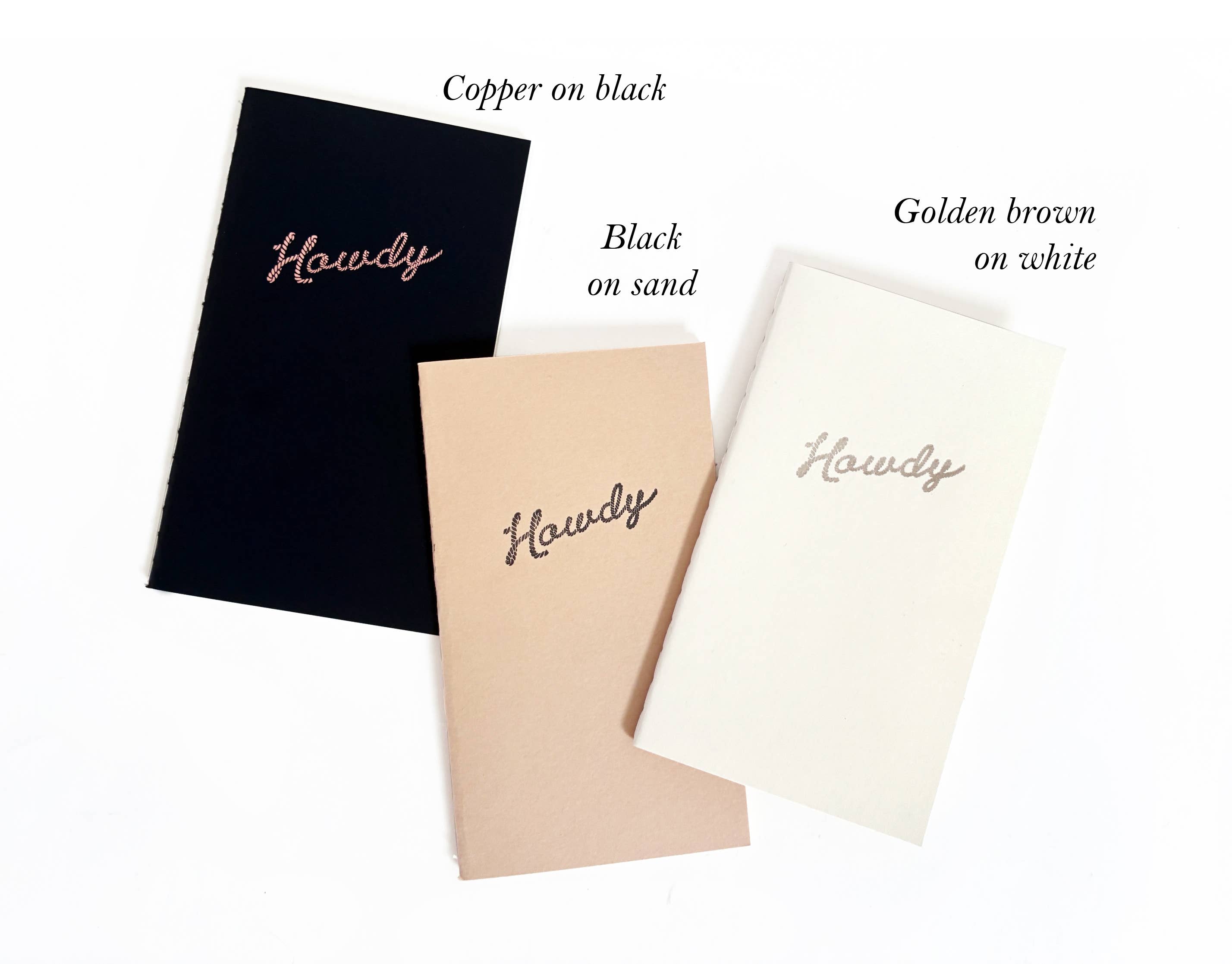 Howdy Mini Saddle Stitch Notebook | Cute Western Journal