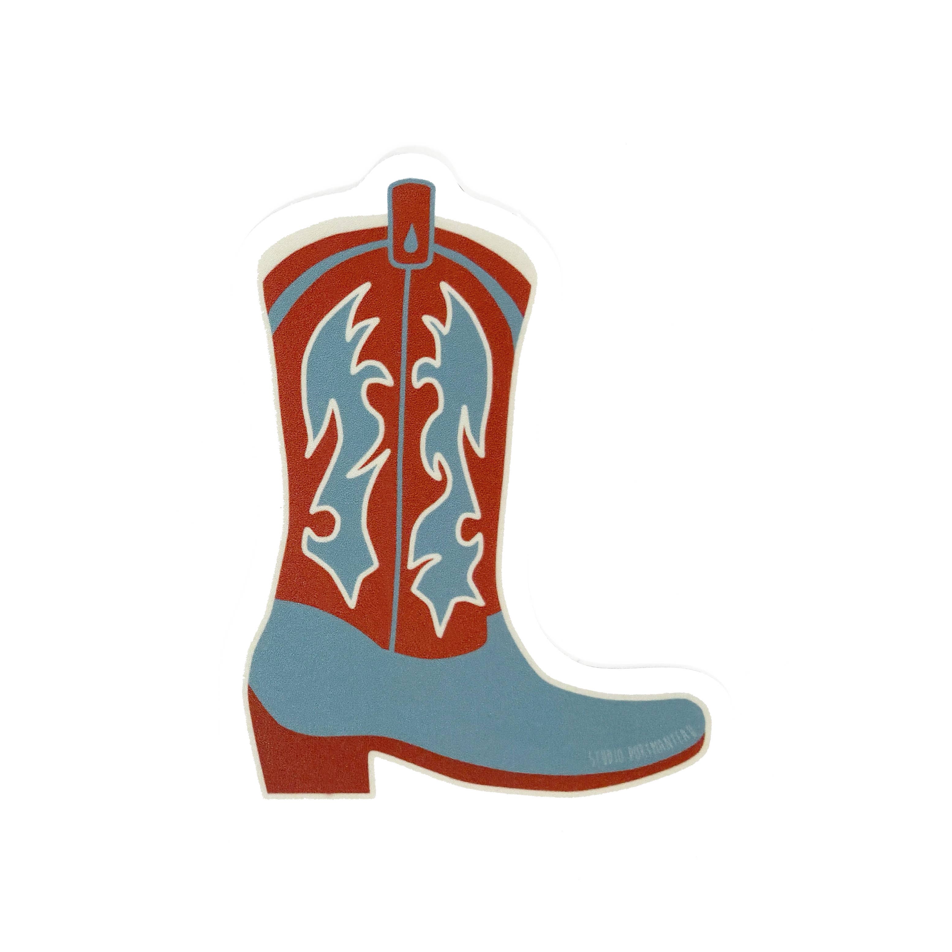 Cowboy Boot Vinyl Sticker | Yee Haw Sticker | Cowgirl Gear