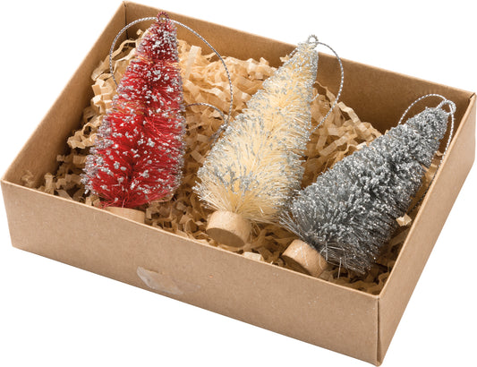 Farm Bottle Brush Tree Set