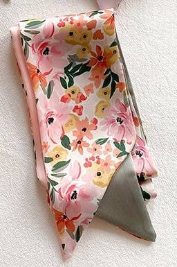 SOFT SILKY SKINNY TWILLY SCARF NECKLACE WRAP | 40SC685