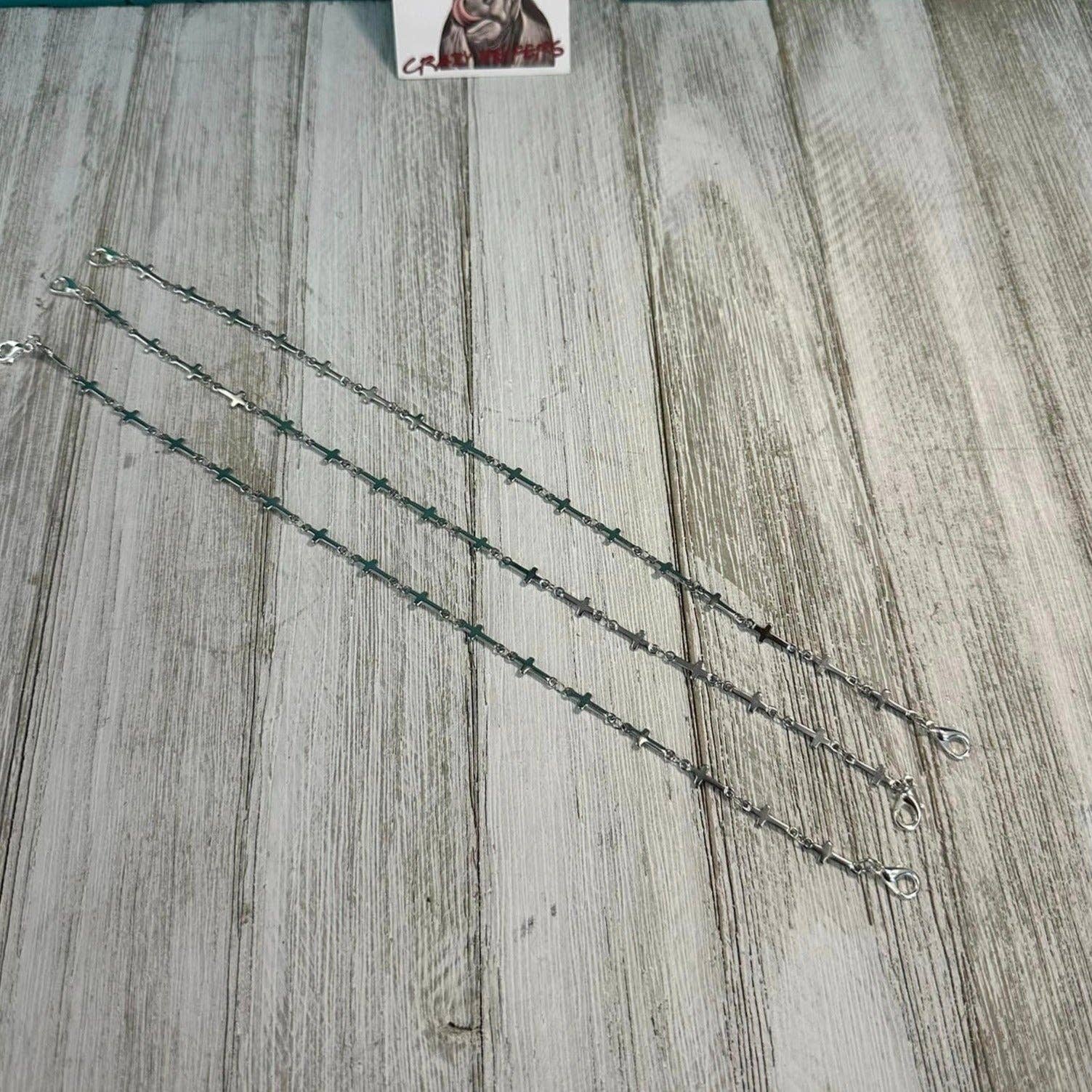 Trucker Hat Chains: SILVER CROSS