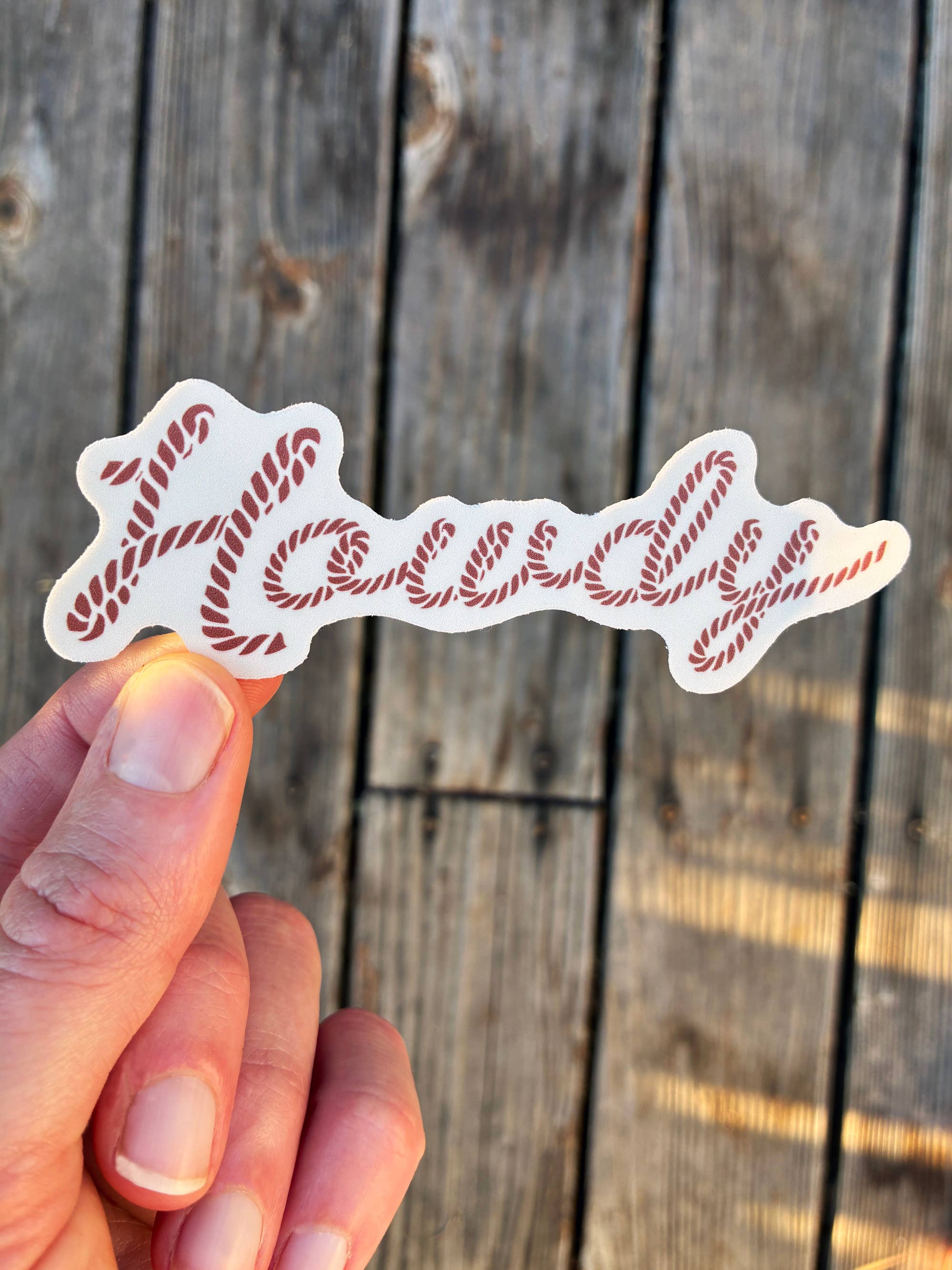 Howdy Vinyl Sticker | Western Sticker | Rope Letters Sticker