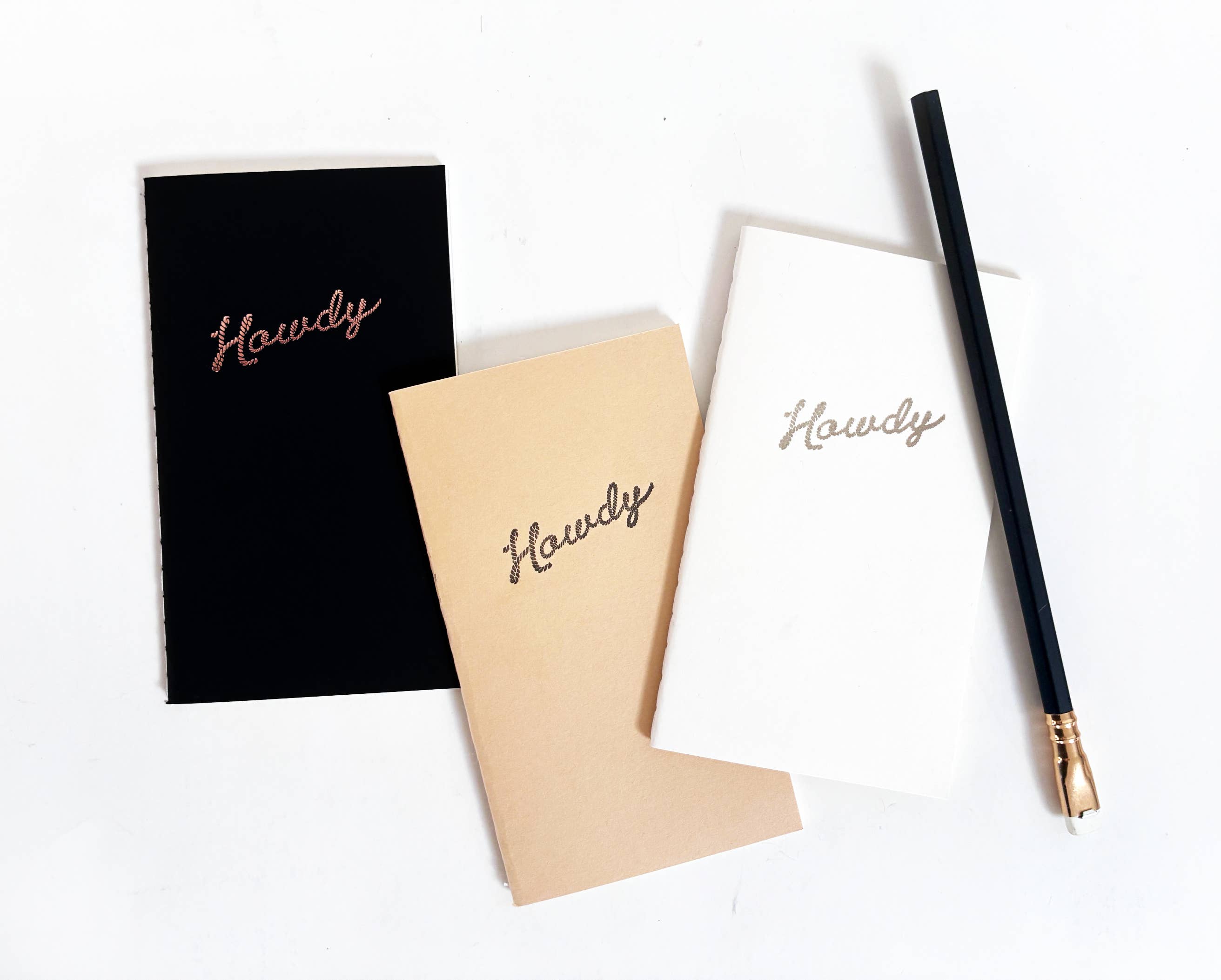 Howdy Mini Saddle Stitch Notebook | Cute Western Journal