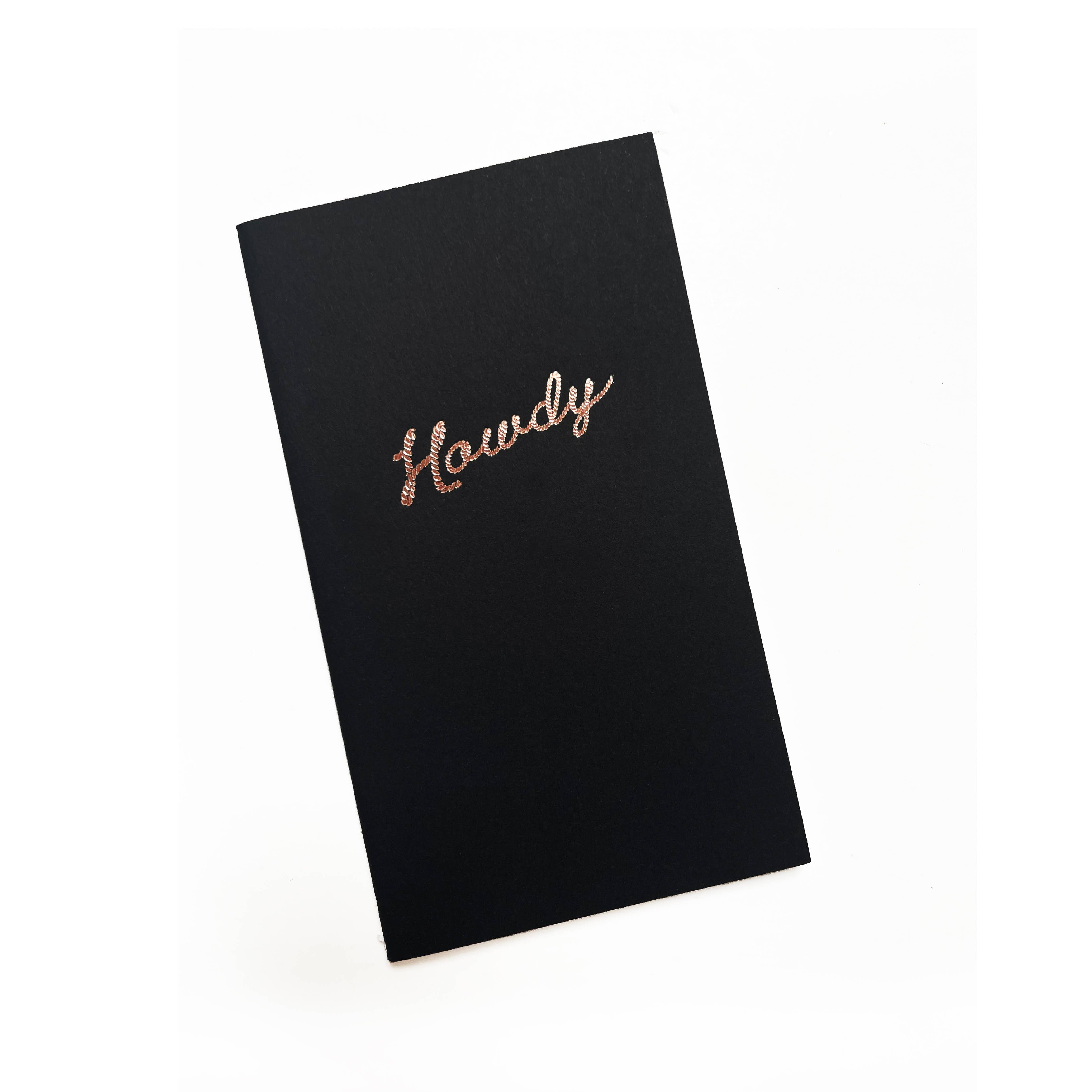 Howdy Mini Saddle Stitch Notebook | Cute Western Journal