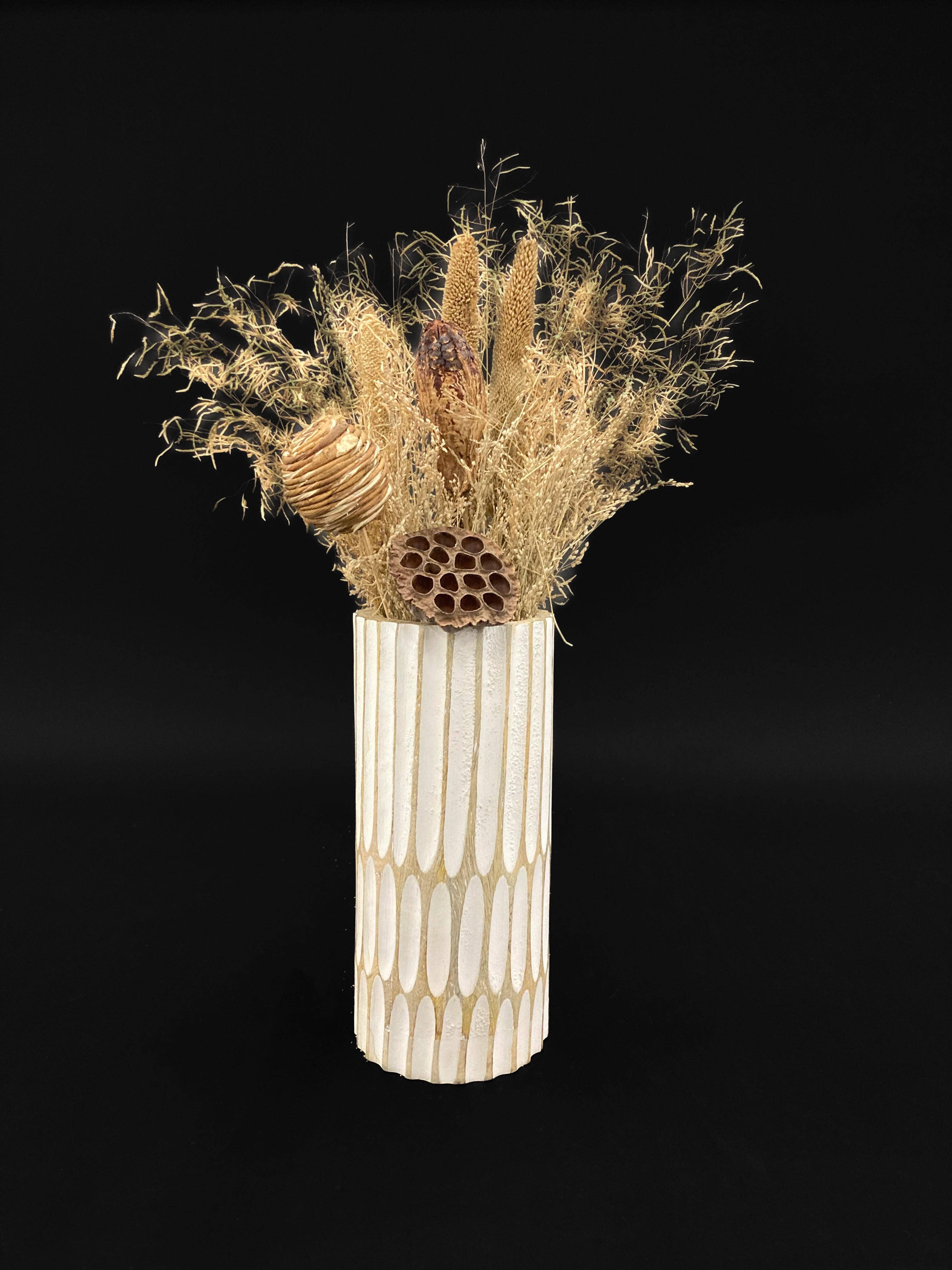 Tall Galta Vase 5x5x12in