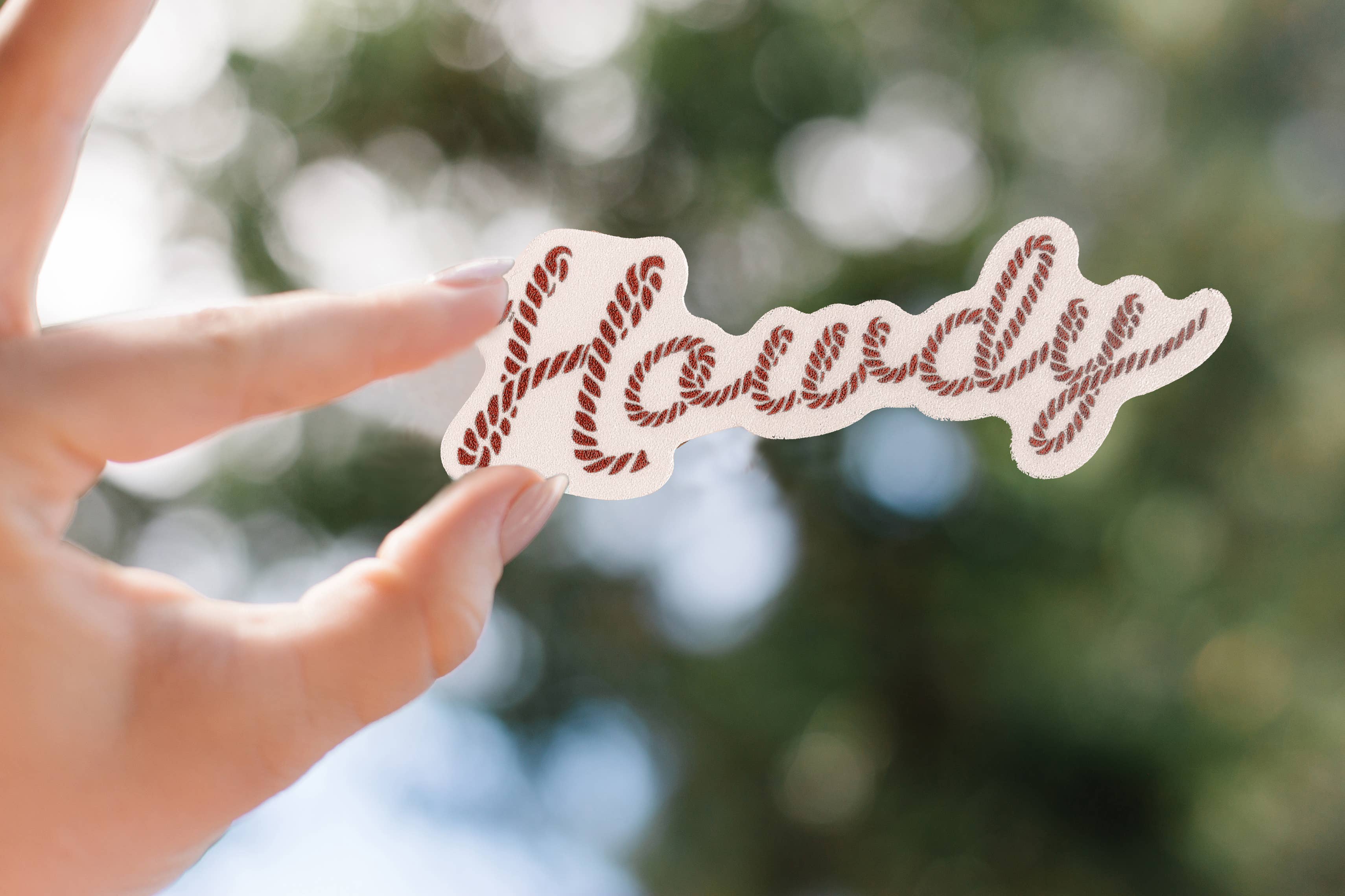 Howdy Vinyl Sticker | Western Sticker | Rope Letters Sticker