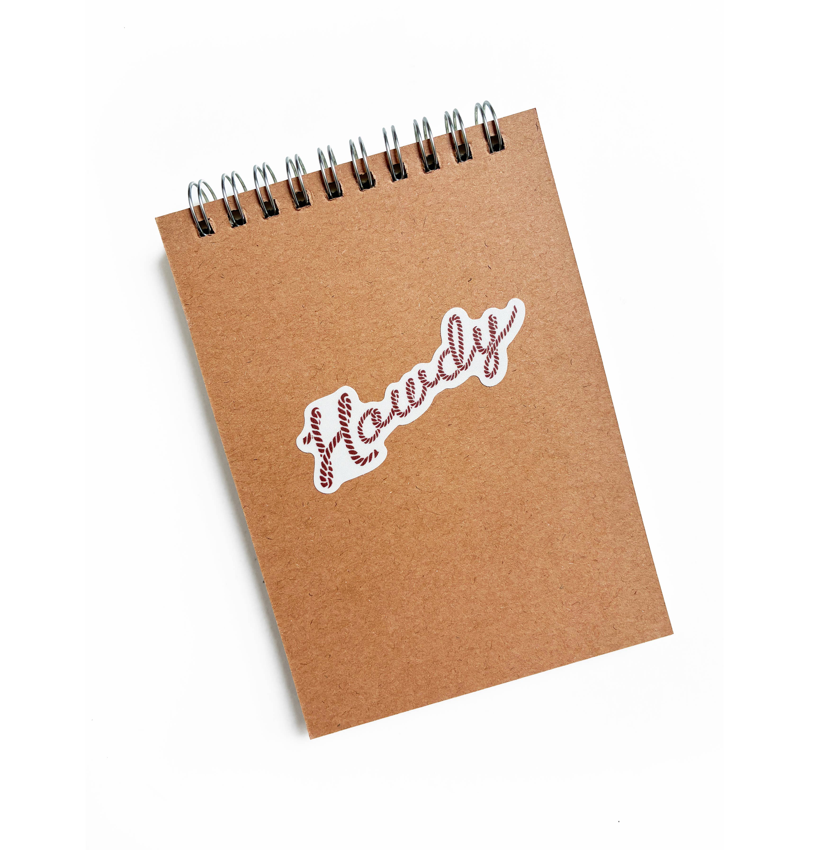 Howdy Vinyl Sticker | Western Sticker | Rope Letters Sticker