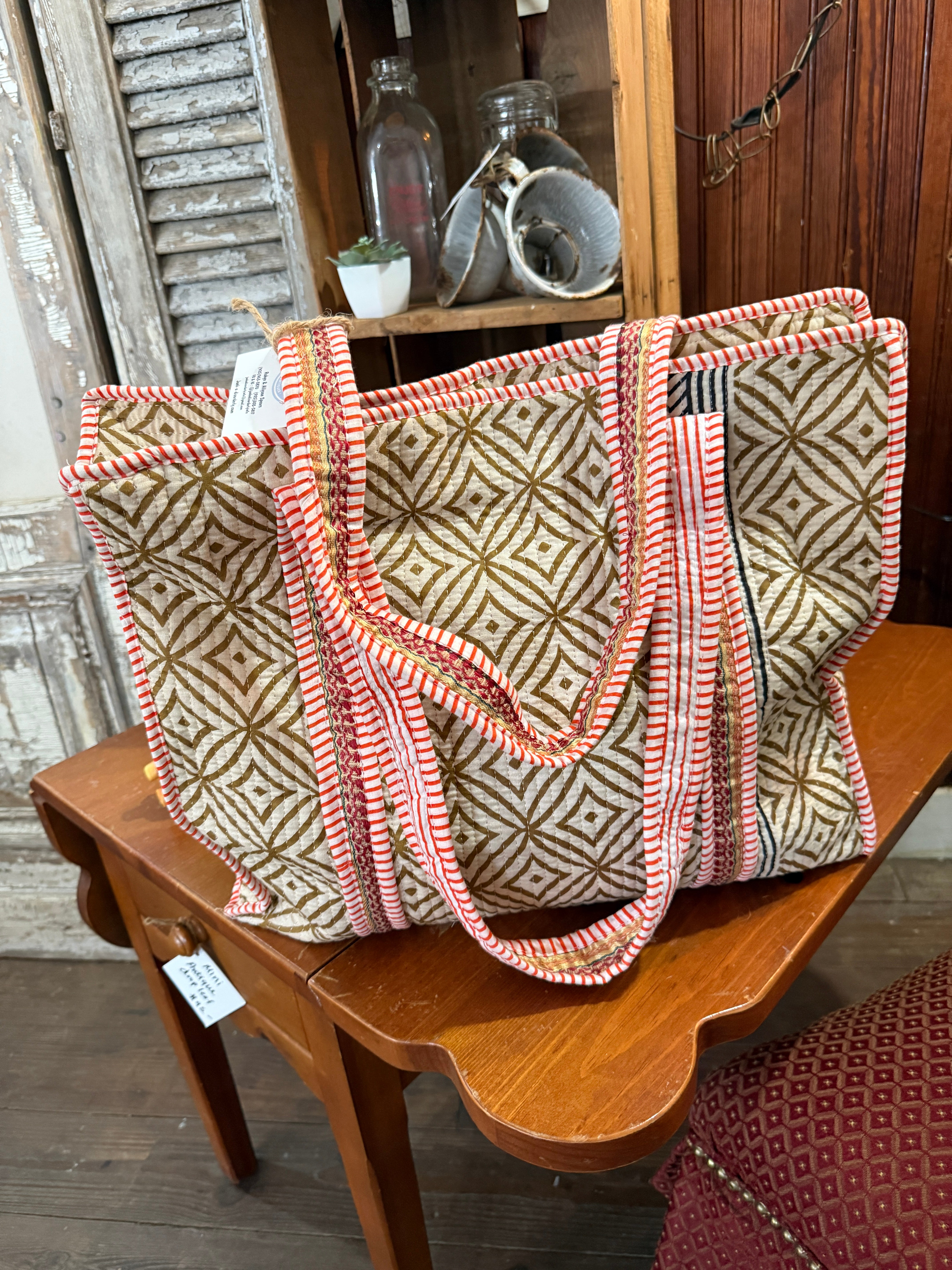 Quilted Handled Bags