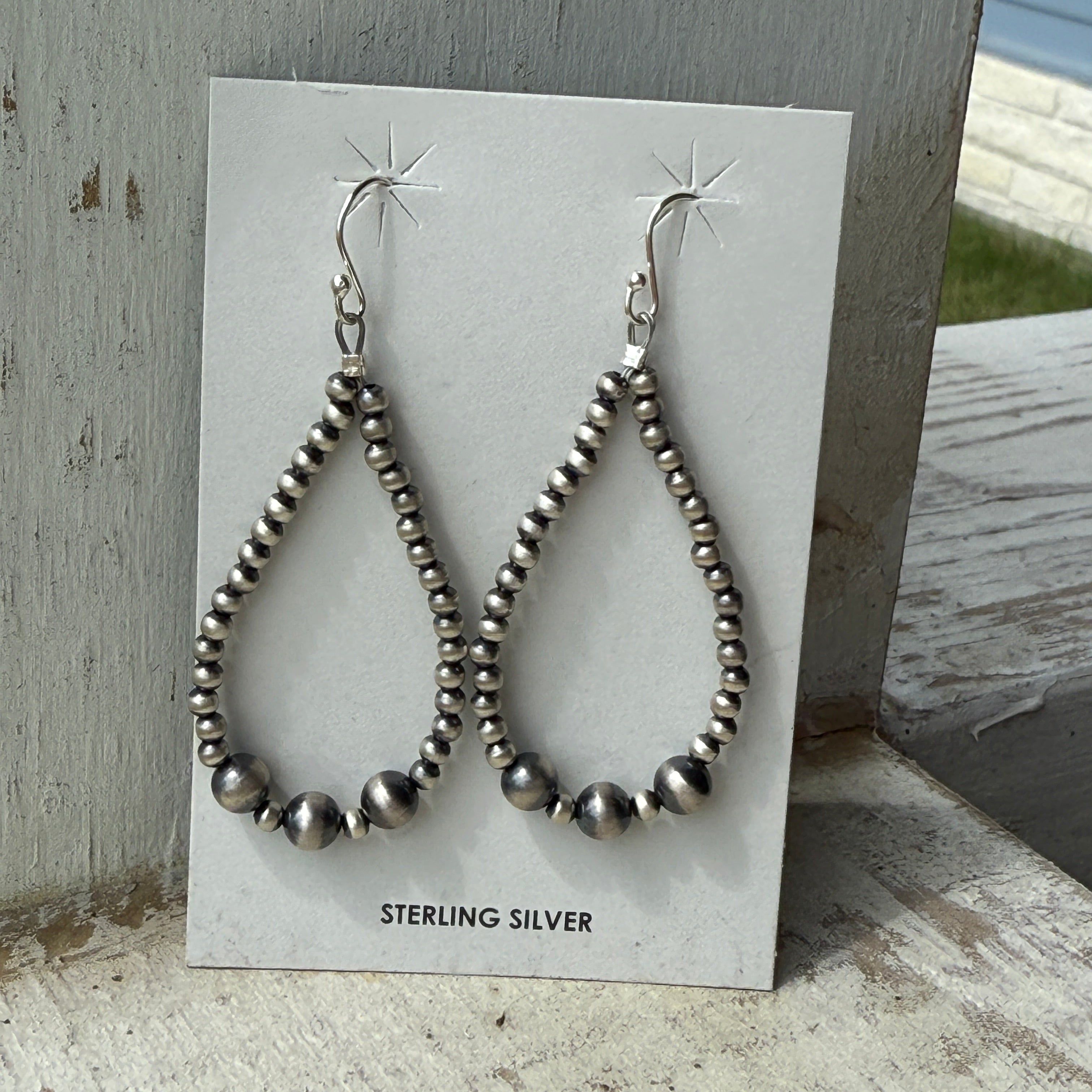 Sterling Silver Pearl Earrings