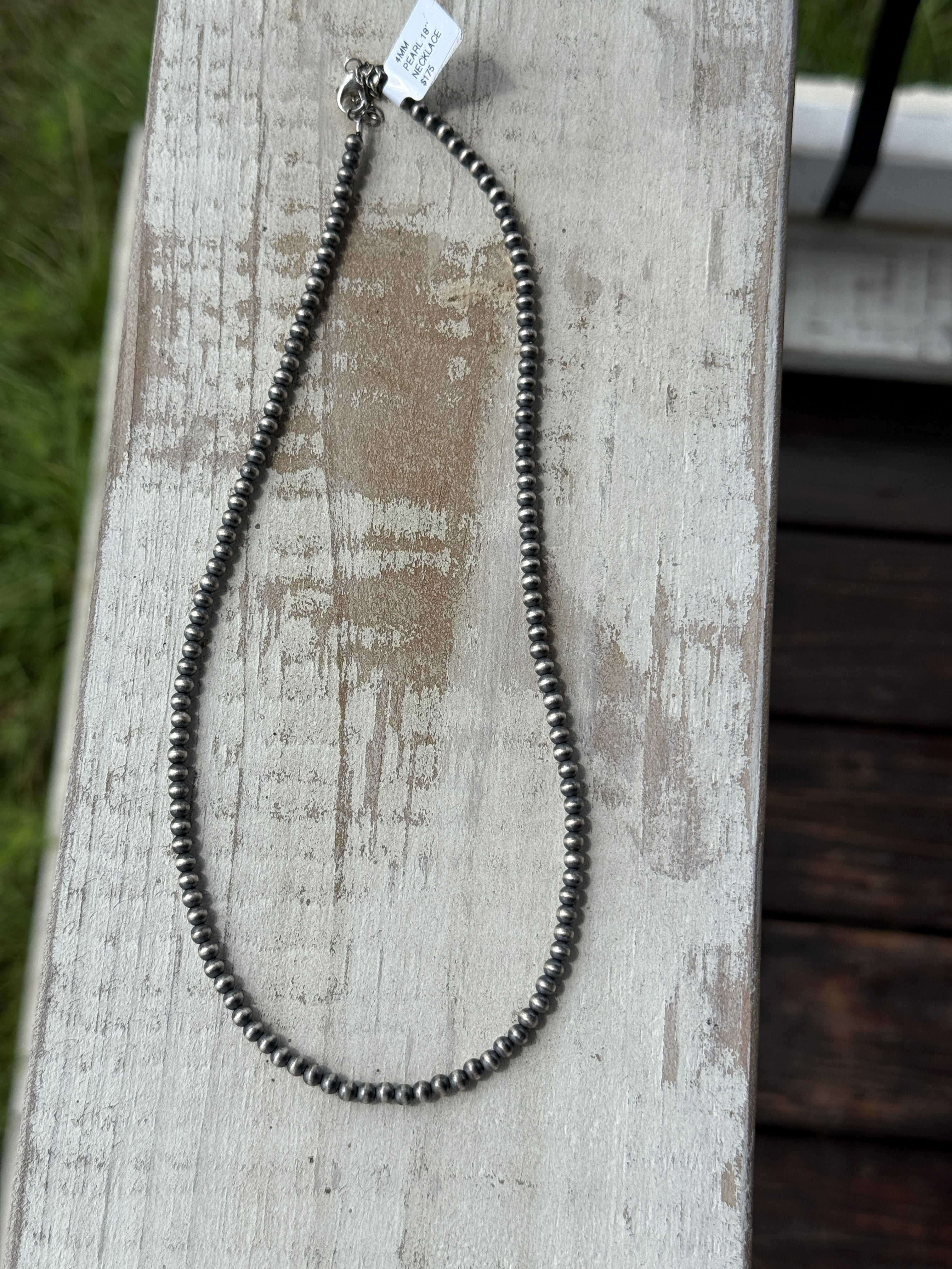 Navajo Pearl Necklace 4mm