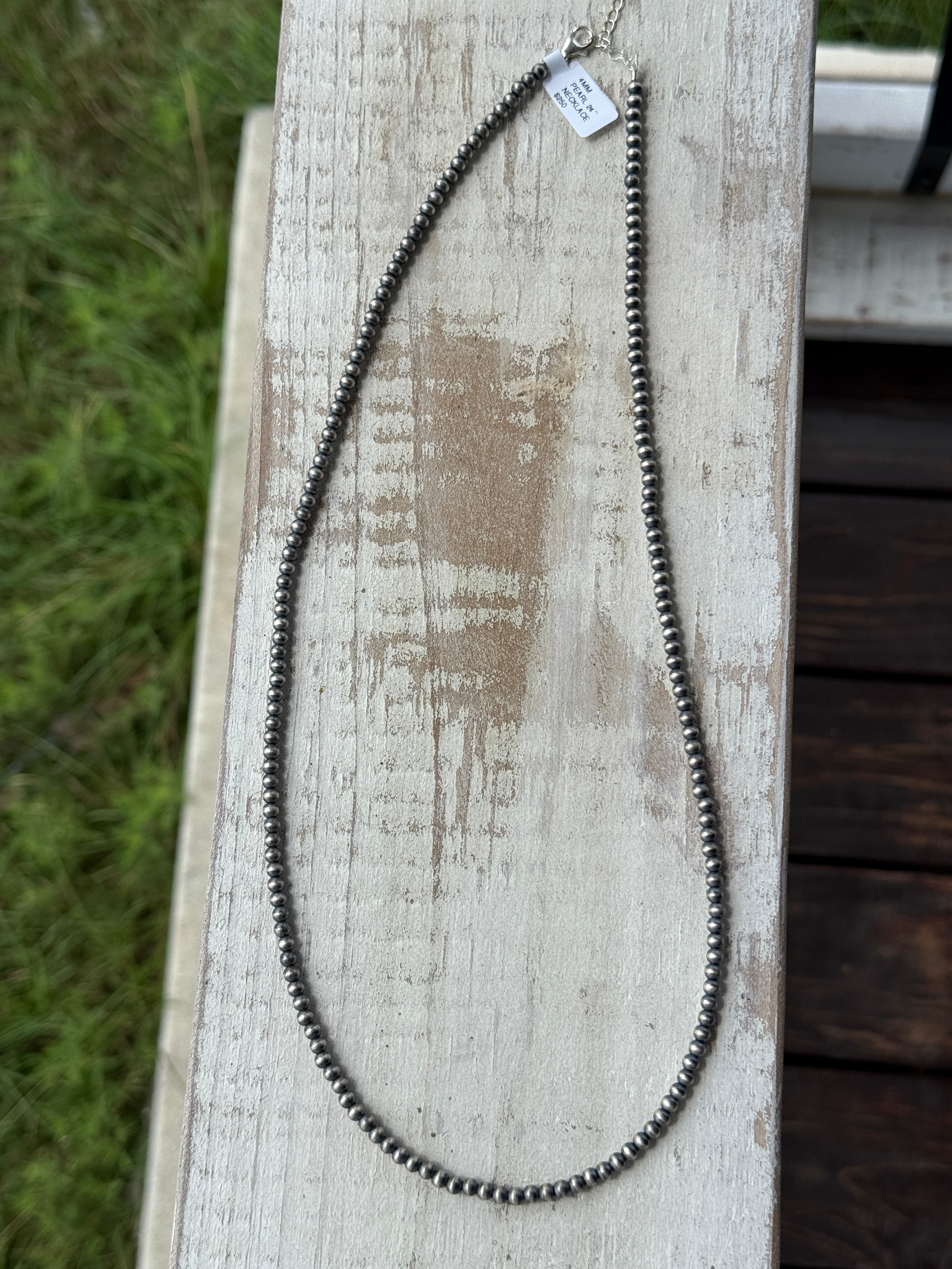 Navajo Pearl Necklace 4mm