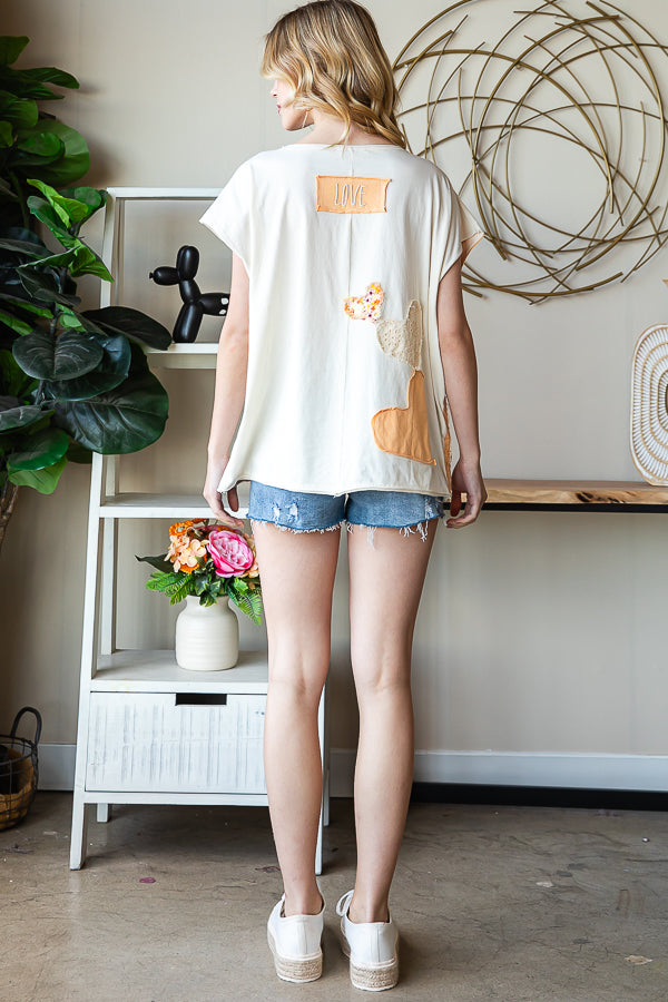 Washed Heart Tee