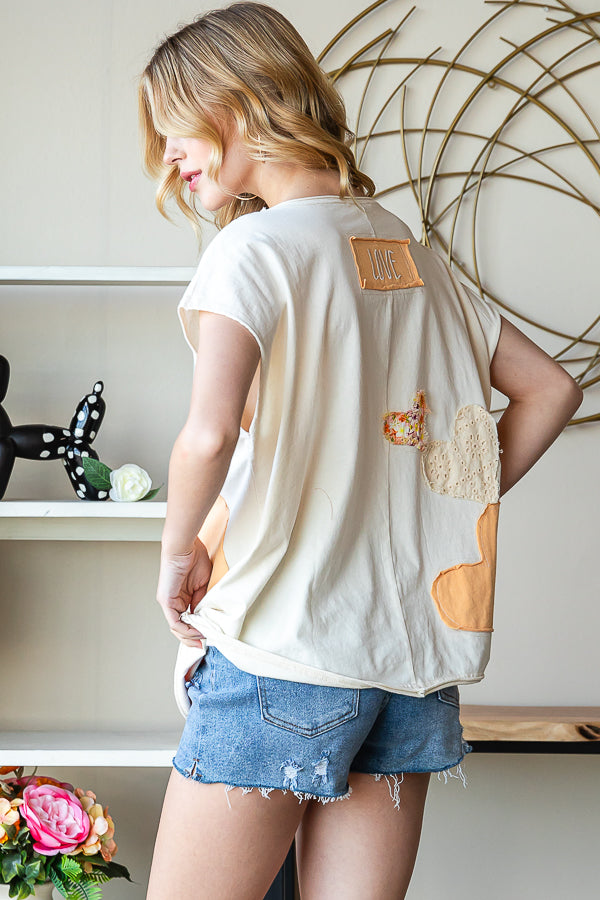 Washed Heart Tee