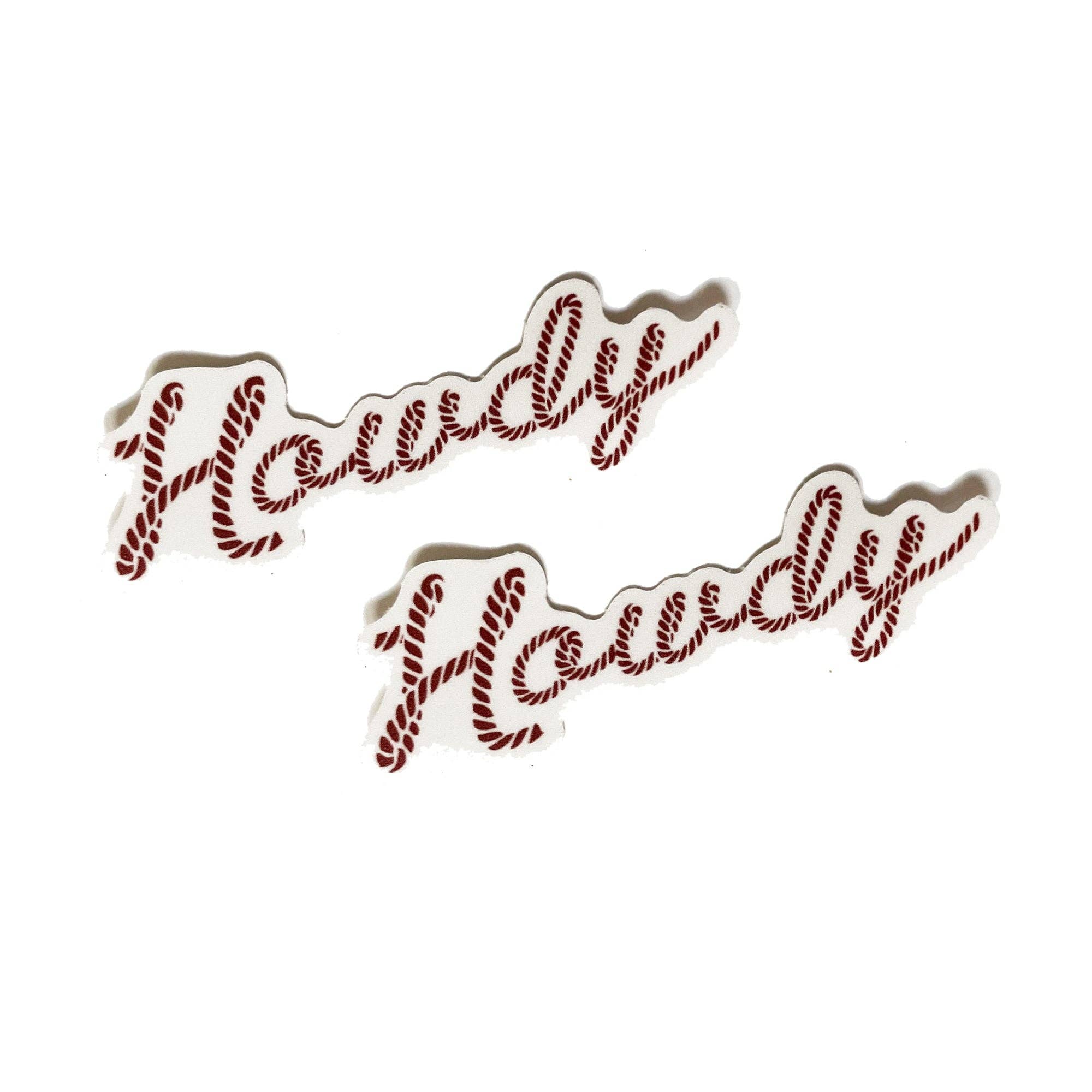 Howdy Vinyl Sticker | Western Sticker | Rope Letters Sticker