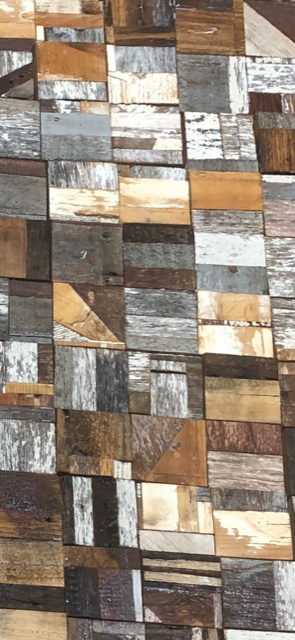 Wood Coaster Mosaic Reclaimed