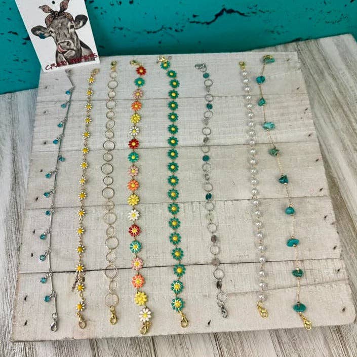 Trucker Hat Chains: HEARTS AND GEMSTONES